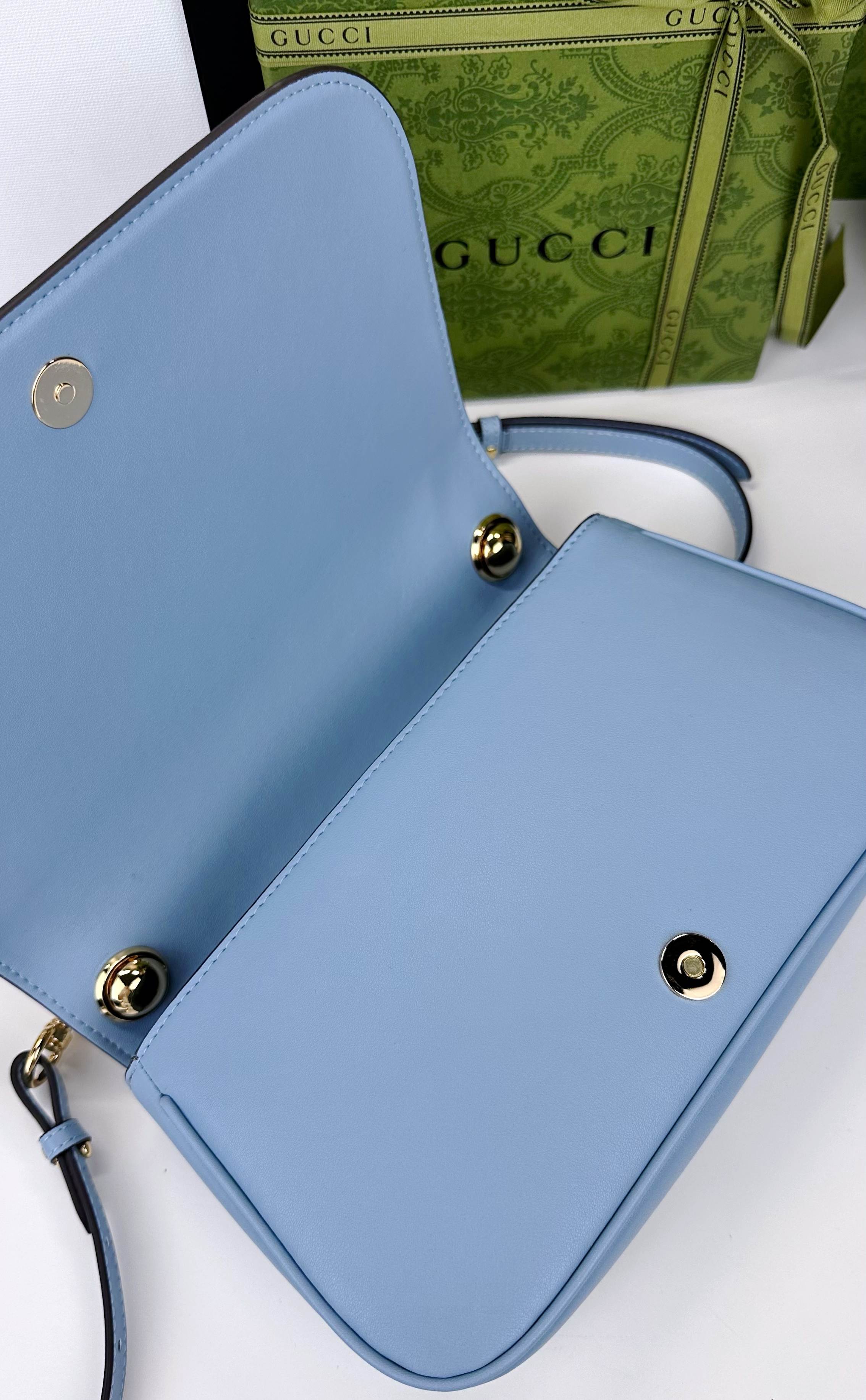 G家新作ダブルGデザインのトートバッグ - スタイリッシュな提手と牛皮製ハードウェア