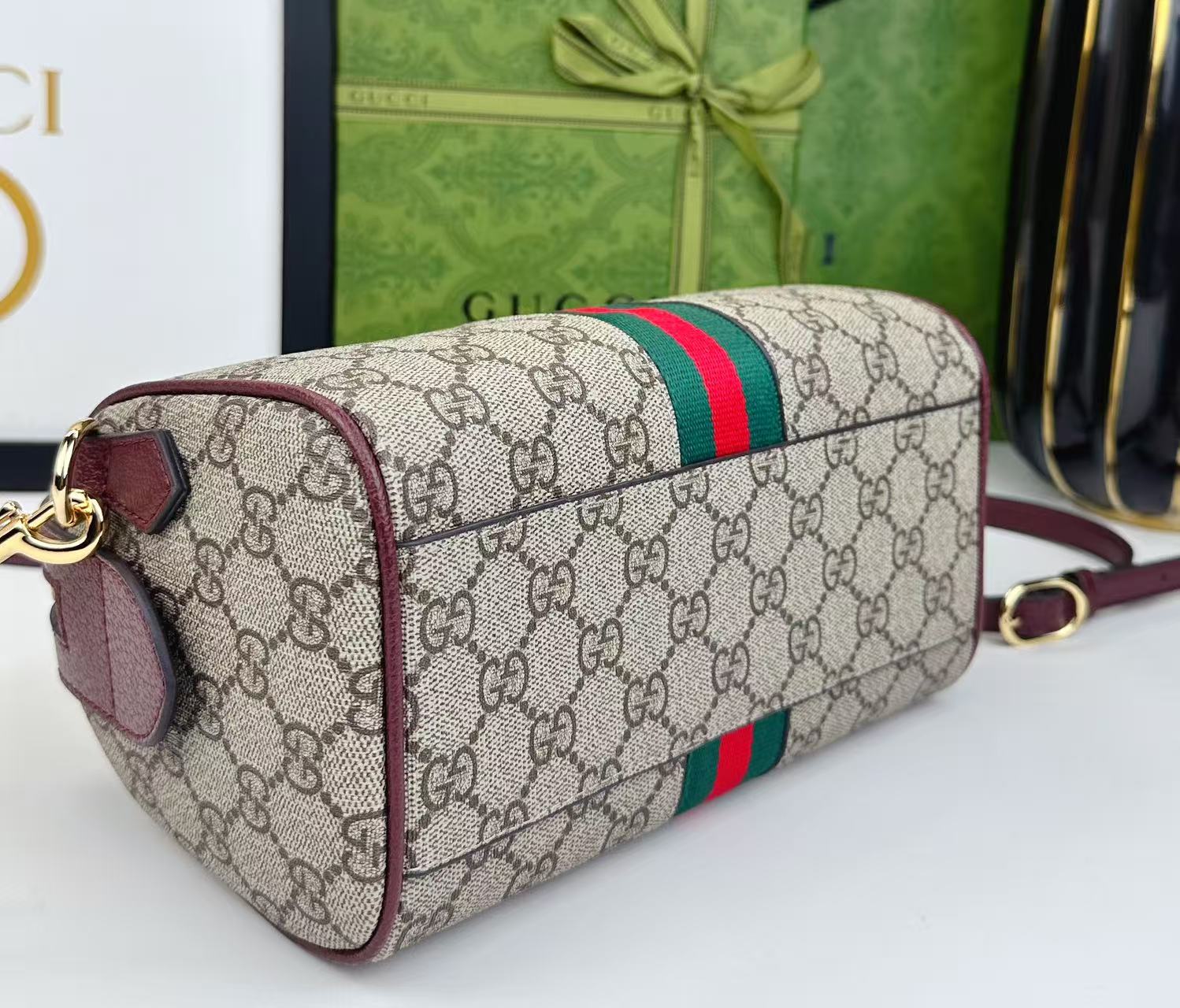 Gucci Ophidia GG手提包 中号 - クラシックデザイン