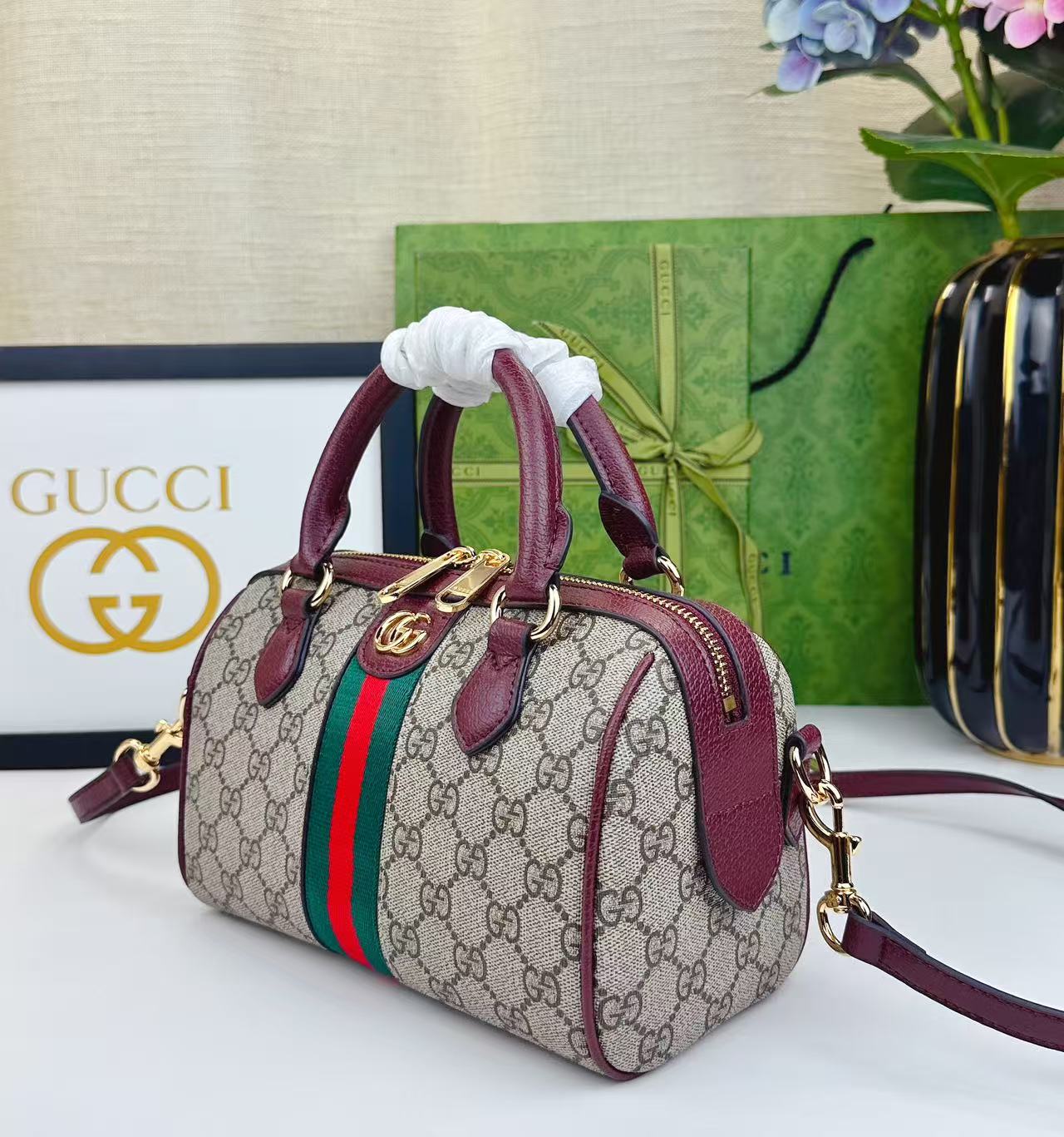 Gucci Ophidia GG手提包 中号 - クラシックデザイン