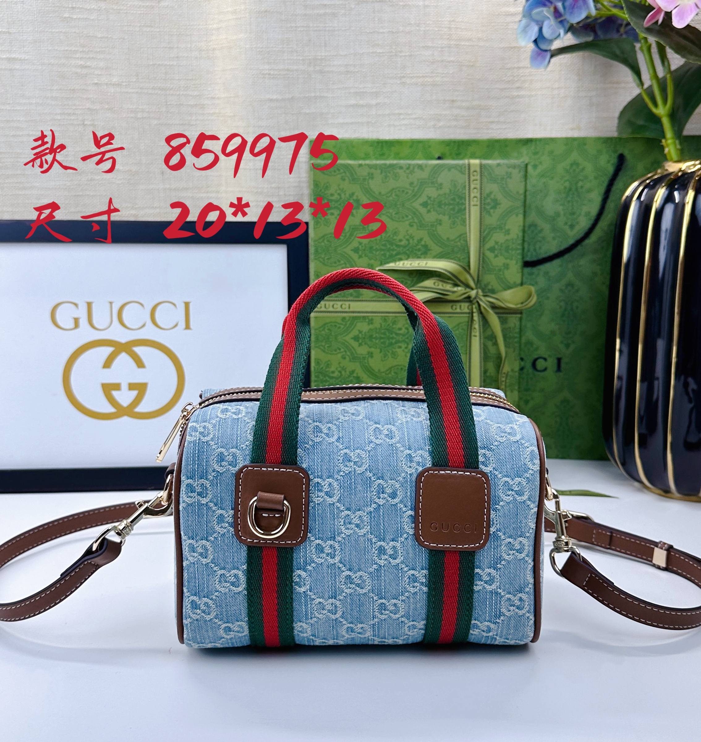 Gucci Mini GG手袋 - クラシックな旅行バッグスタイル