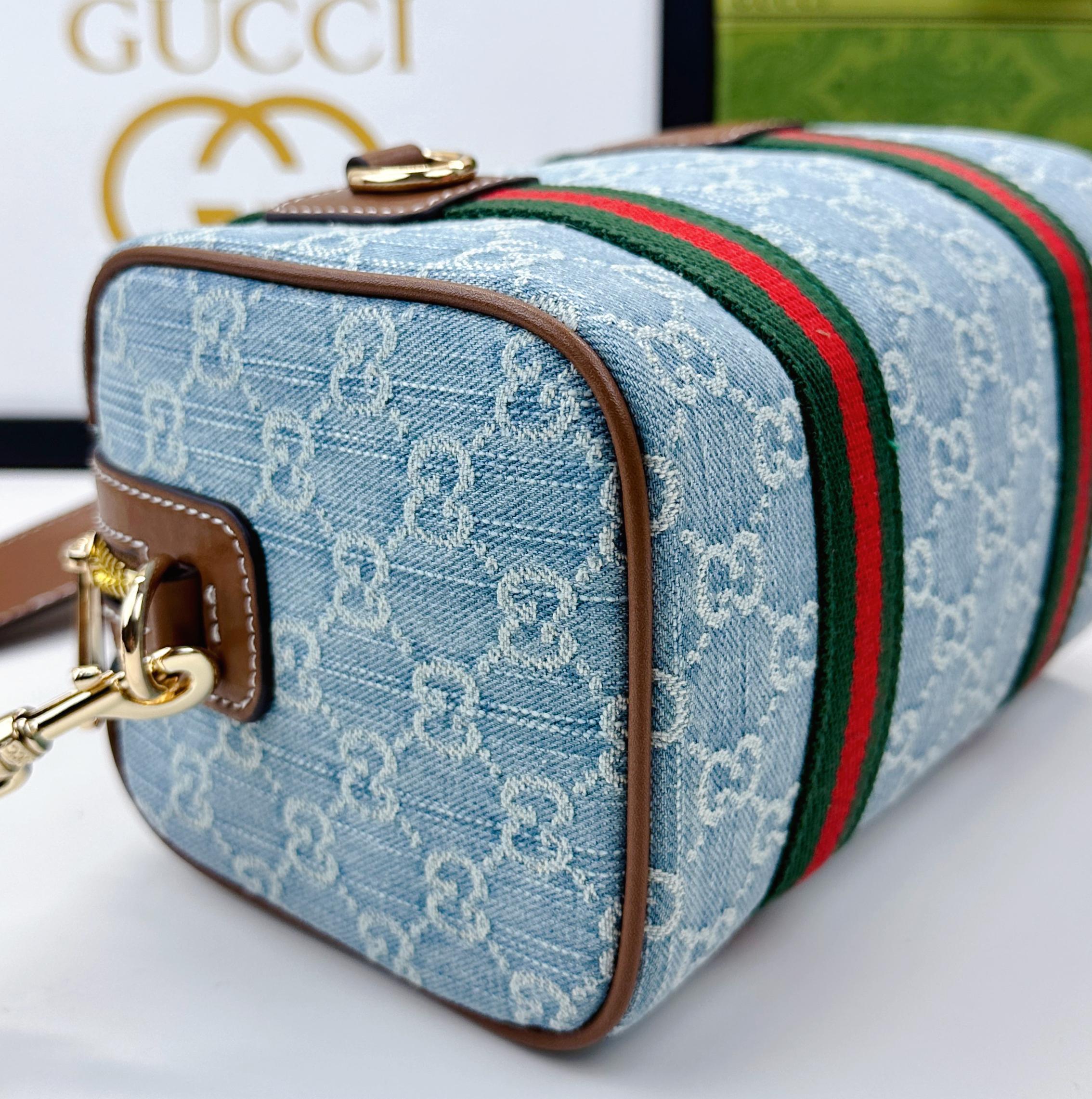 Gucci Mini GG手袋 - クラシックな旅行バッグスタイル