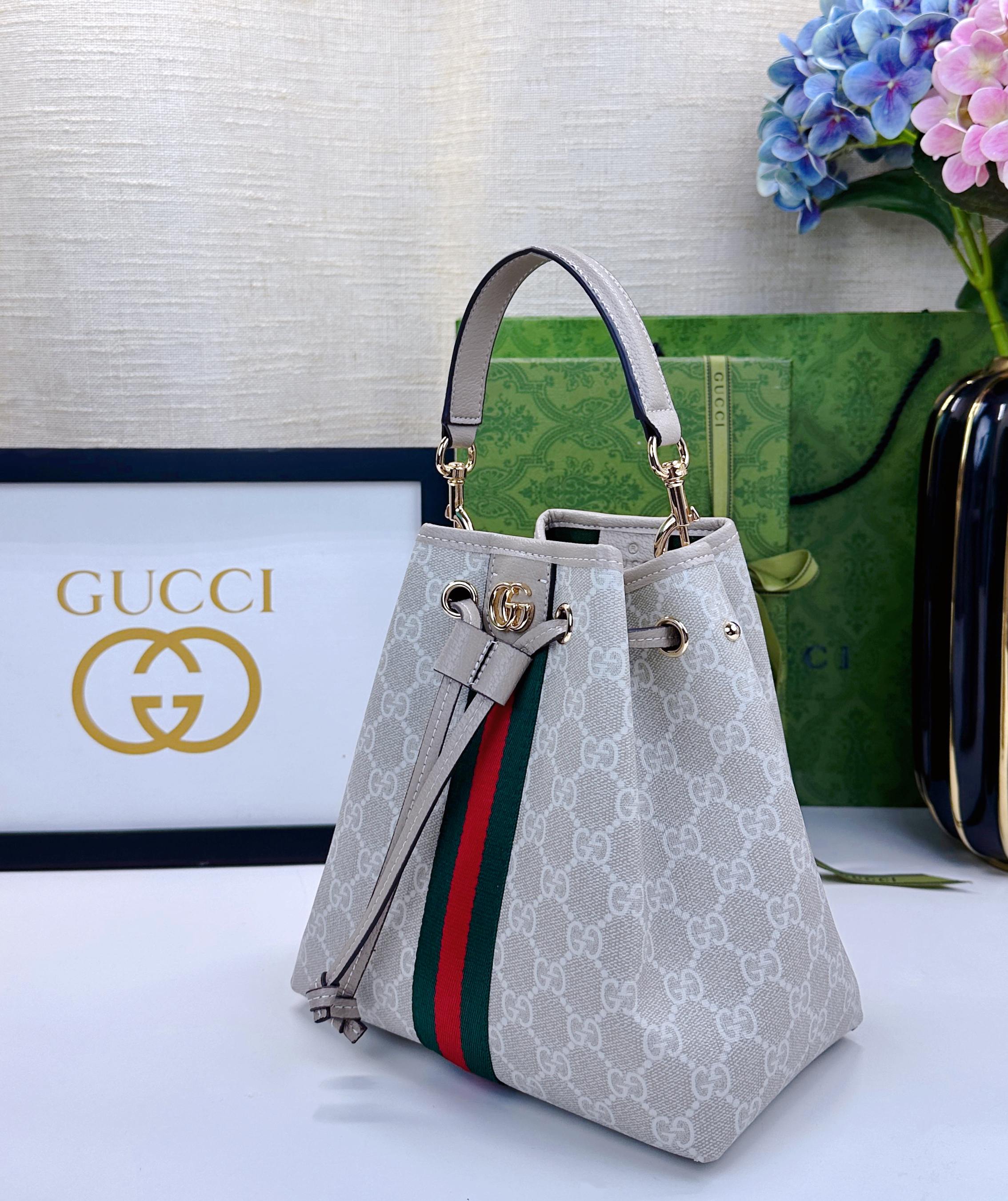 Ophidiaシリーズ ソフトレザーショルダーバッグ - 米色・深棕色の洗練されたデザイン