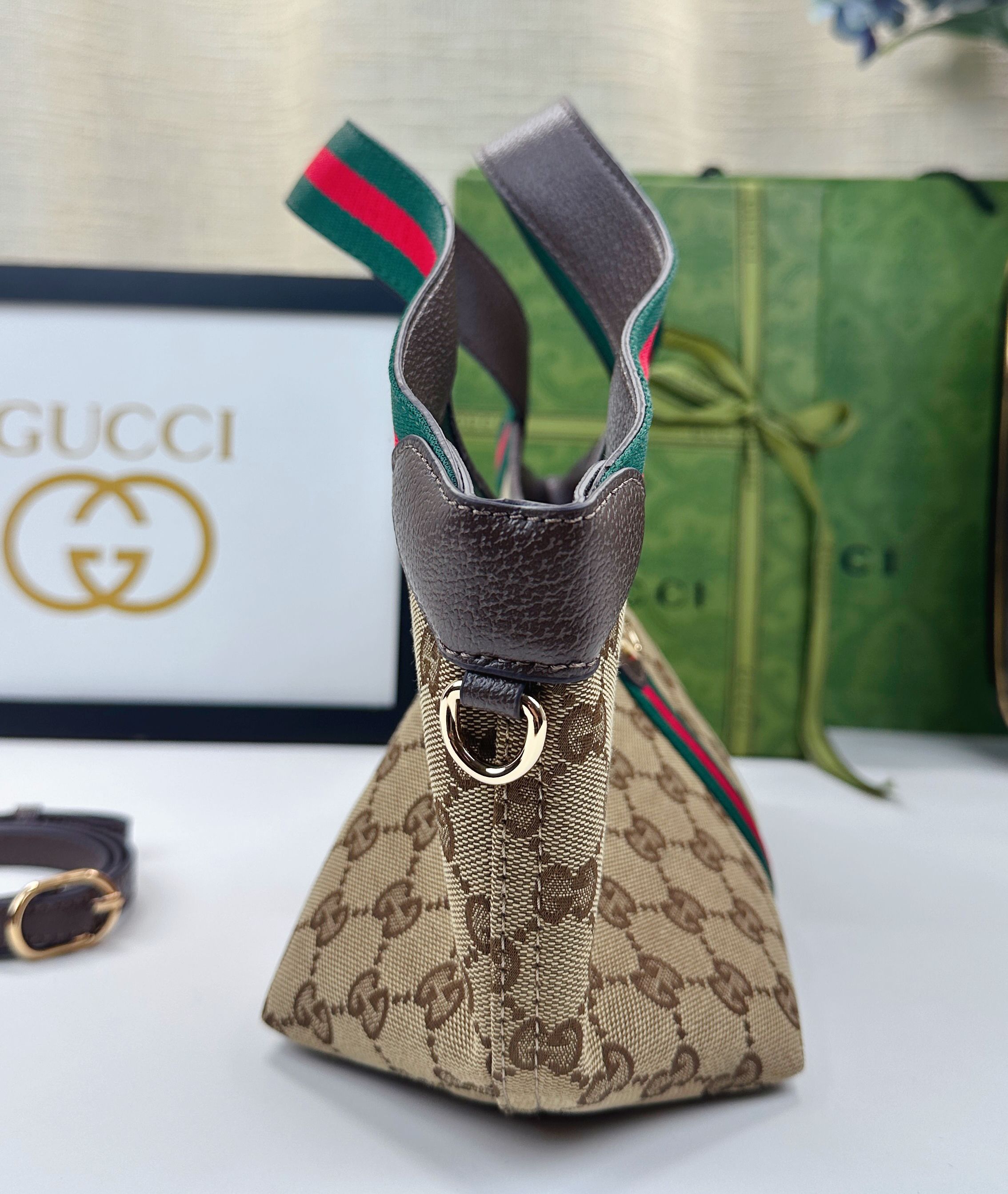 💰380 Gucci Giglio系列小号托特包于