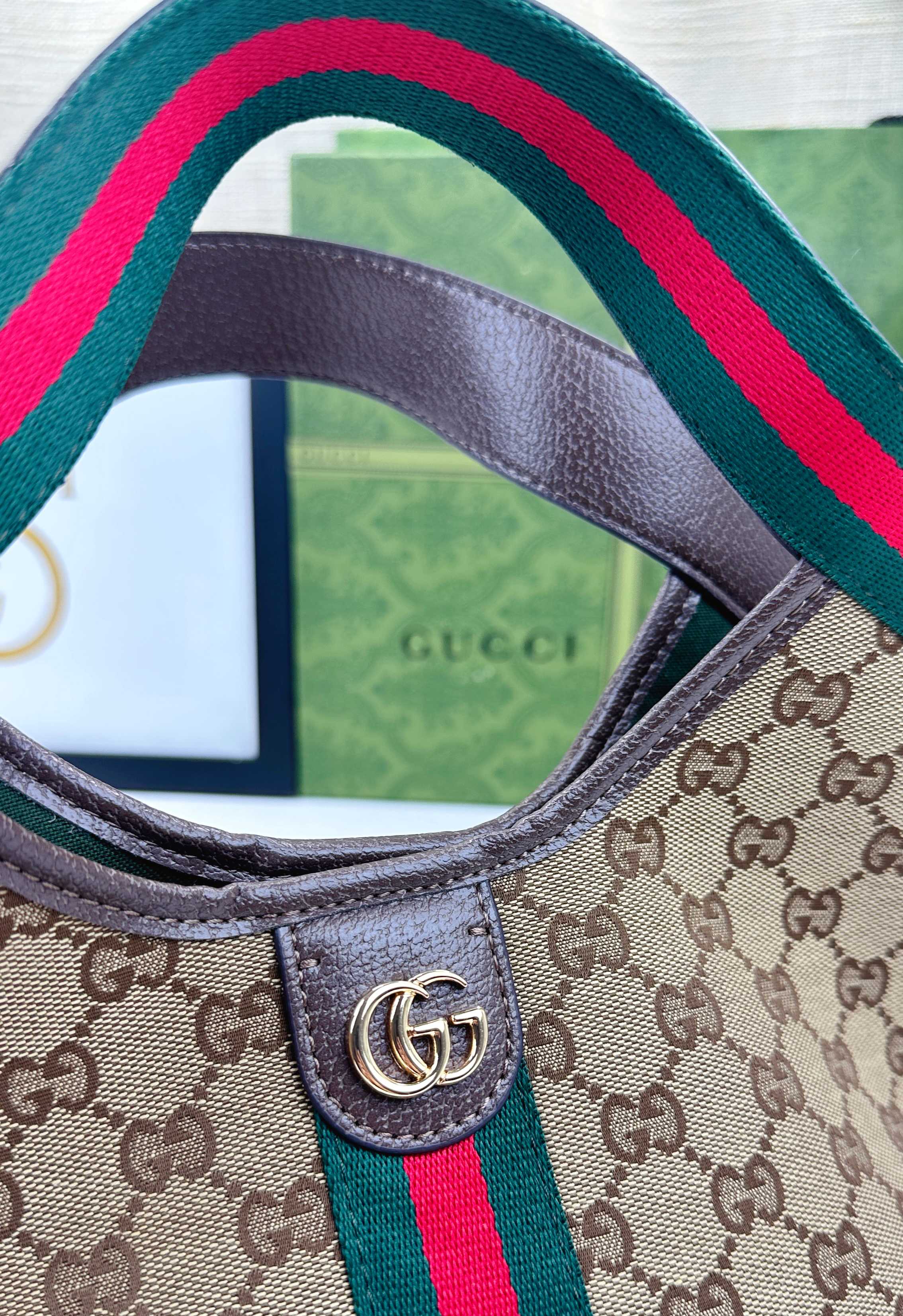 💰380 Gucci Giglio系列小号托特包于
