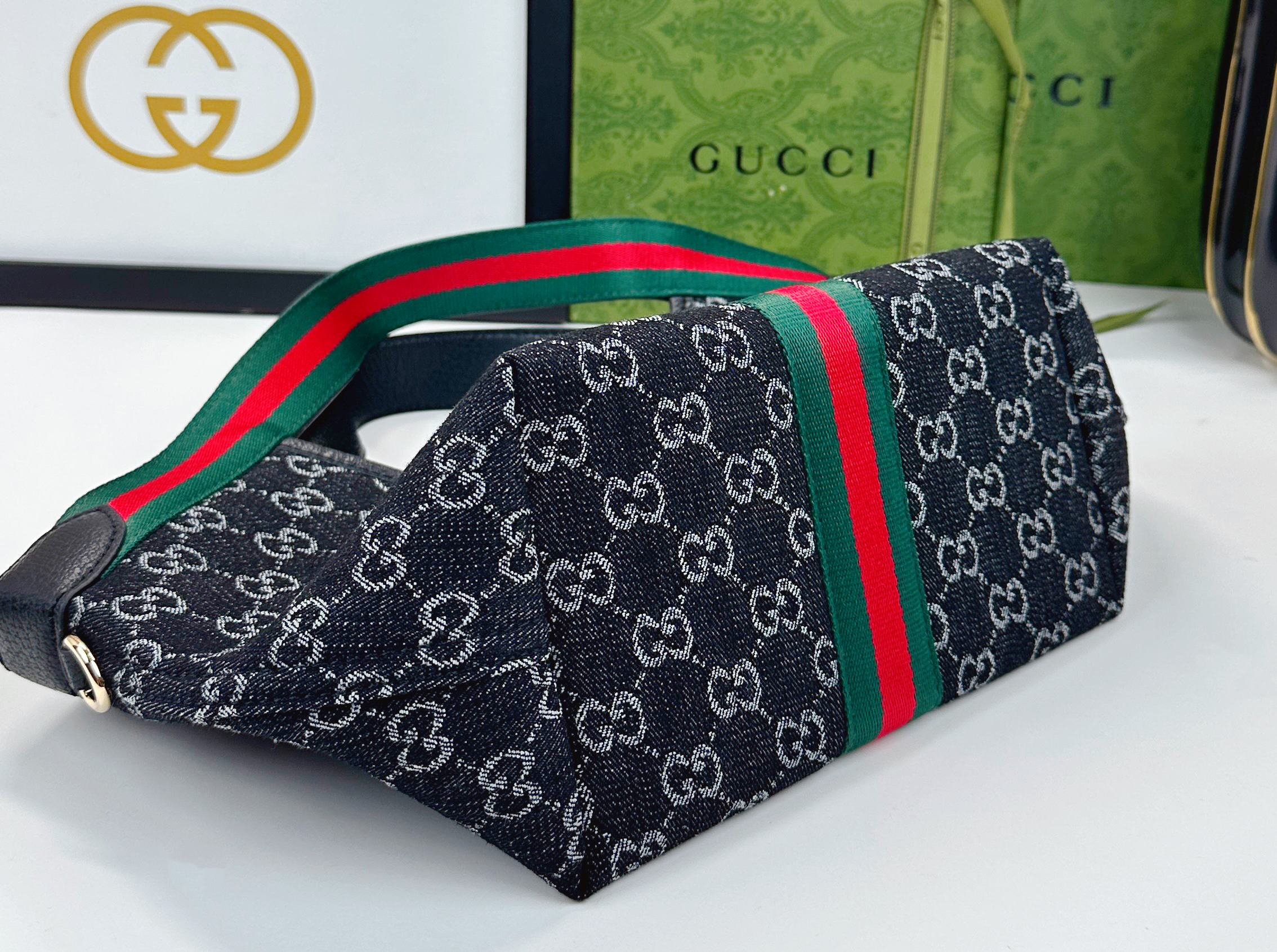 💰380 Gucci Giglio系列小号托特包于
