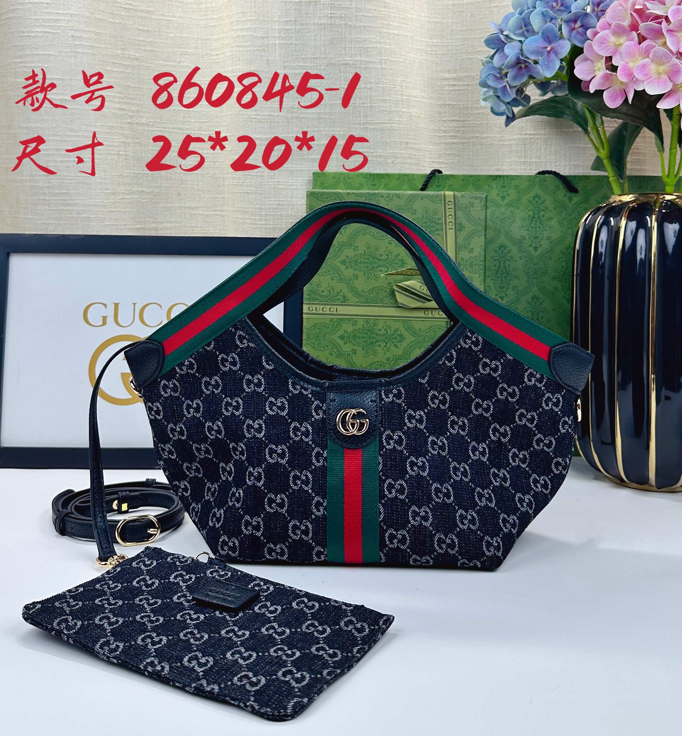 💰380   Gucci Giglio系列小号托特包于