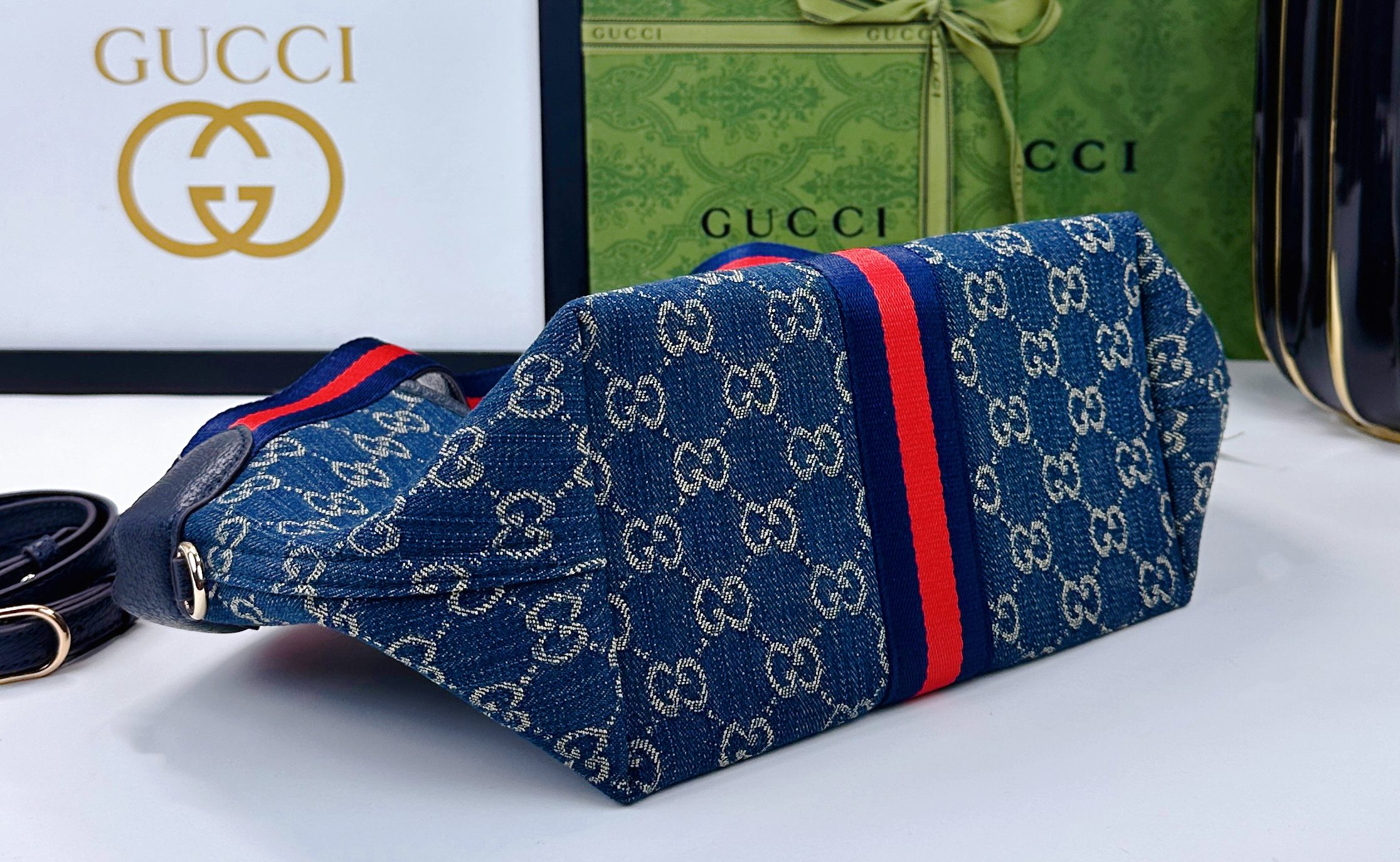 💰380   Gucci Giglio系列小号托特包于