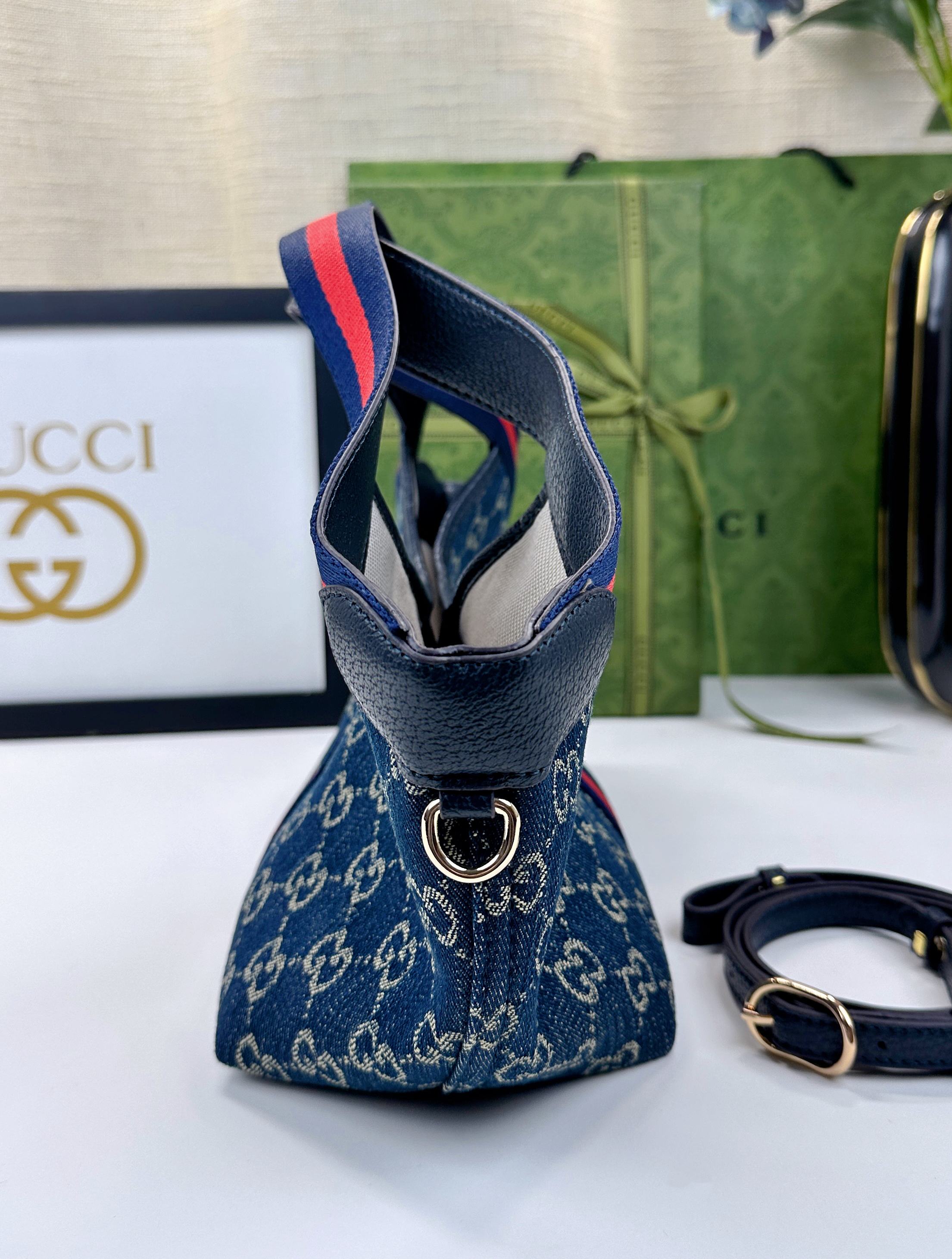 💰380   Gucci Giglio系列小号托特包于