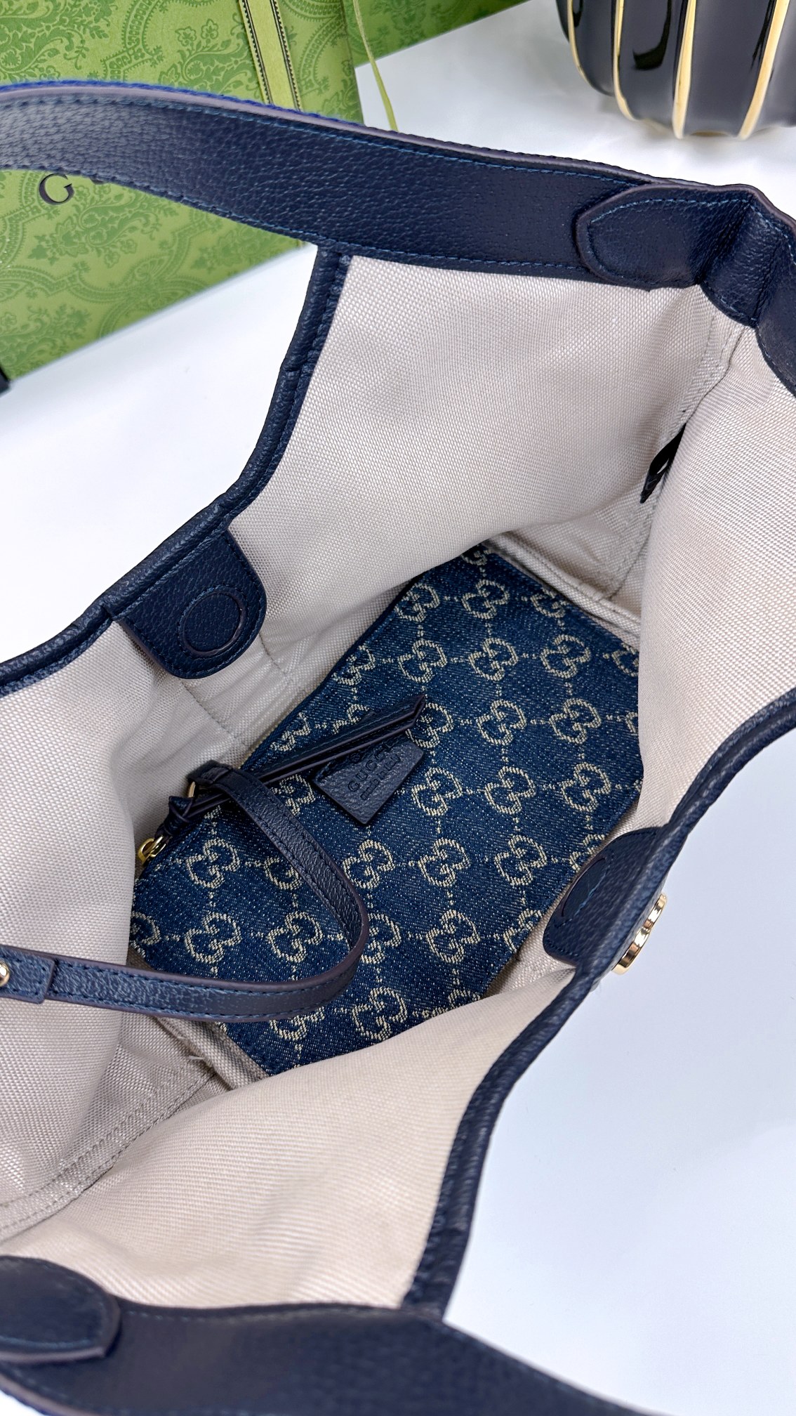 💰380   Gucci Giglio系列小号托特包于