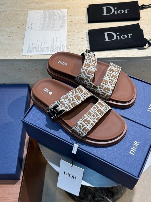 Dior Aqua Men's Sandals Oblique Print Adjustable Straps, Elegant and Casual 1 Dior Aqua Men's Sandals Oblique Print Adjustable Straps, Elegant and Casual