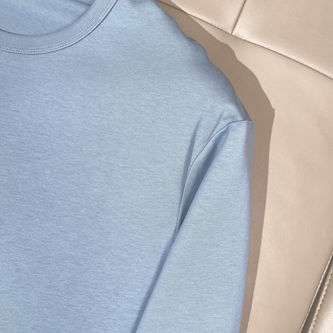 ZZ杰尼亚T恤2024新款60支双纱平纹打造厚实有质感右侧不规则油漆刷板印花辅以定位绣花点缀设计相当的前