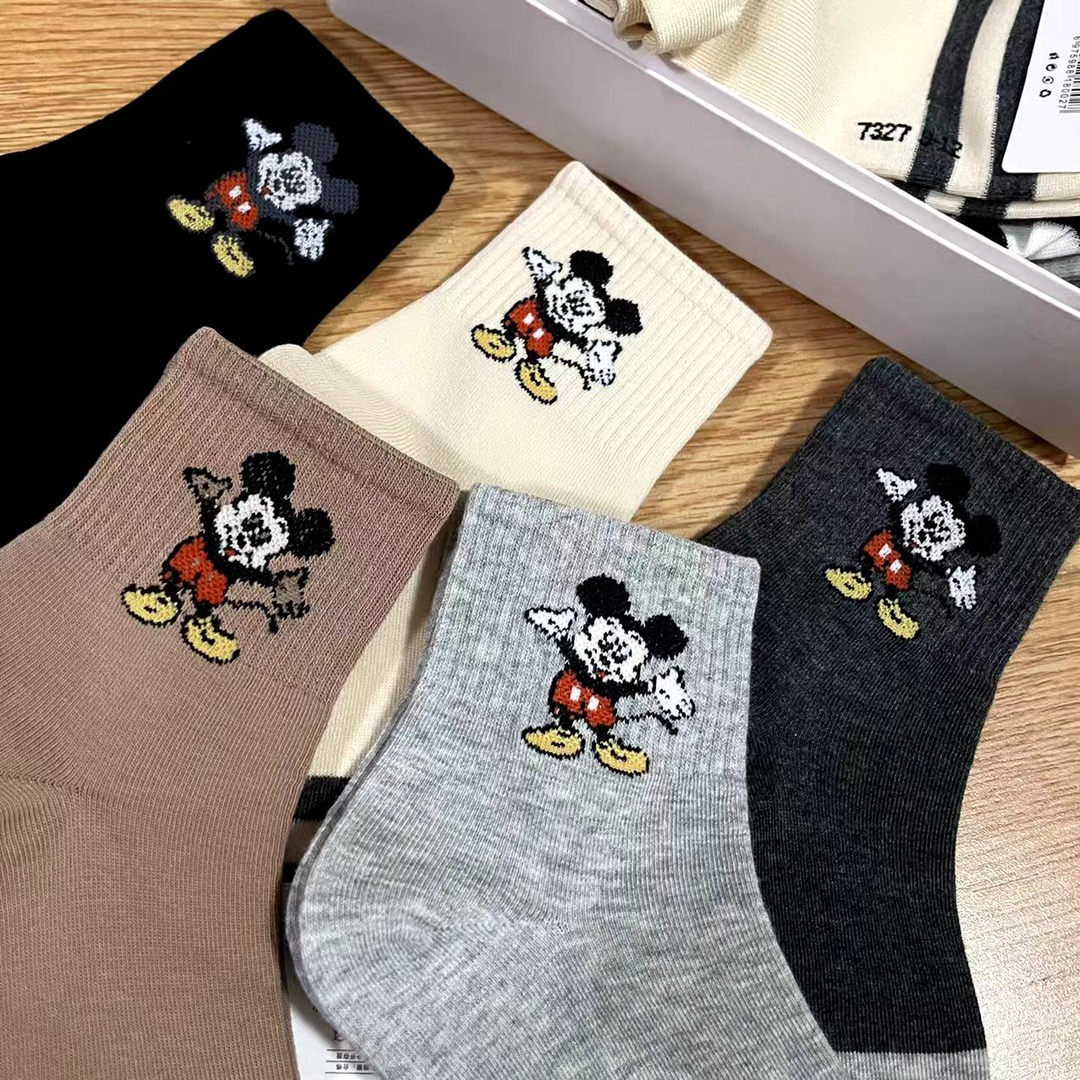 Mickey Cartoon Embroidery Stockings for Children: Super Sweet and Special Design! - 图片 7