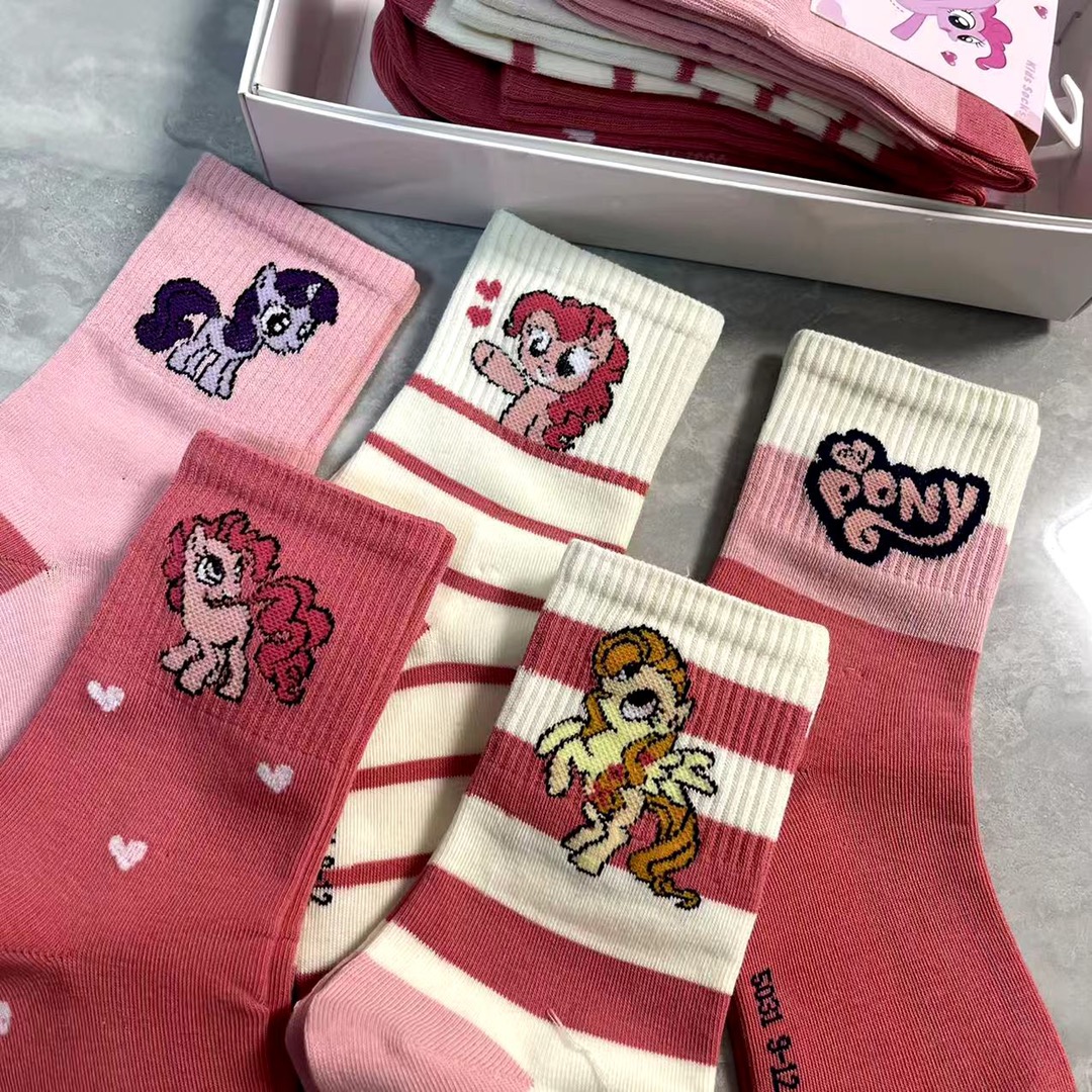 Children’s Pony-Polly Embroidered Socks: Super-Sweet and Perfect for Kids! - 图片 8