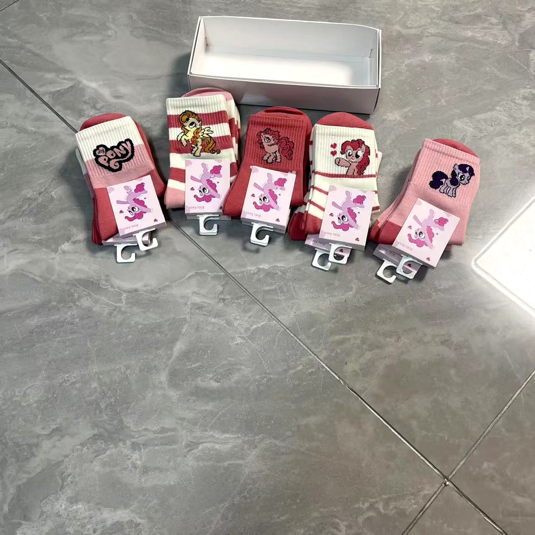 Children’s Pony-Polly Embroidered Socks: Super-Sweet and Perfect for Kids! - 图片 2