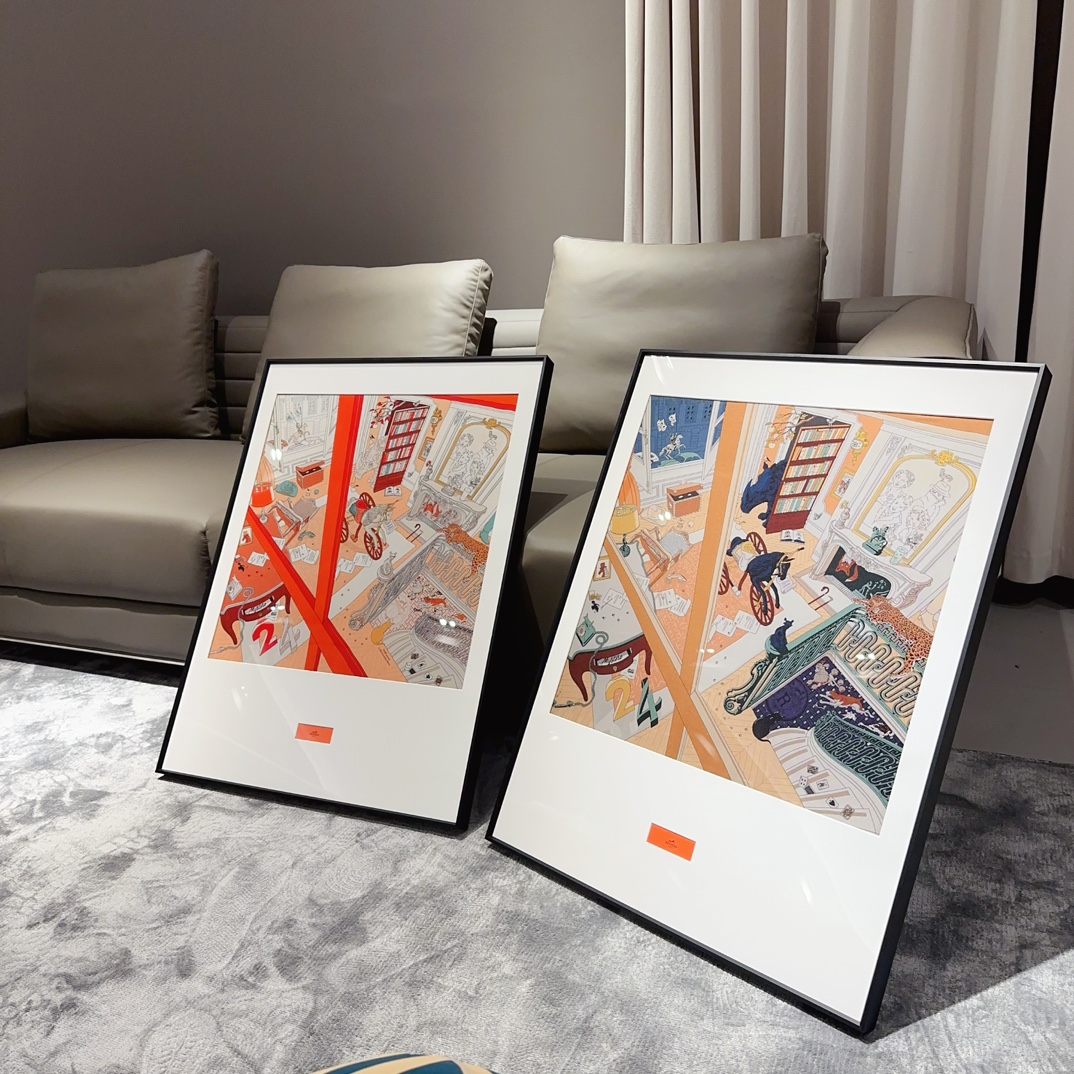 Hermès Haute Couture Silk Twill Scarf Shawl Ref 4