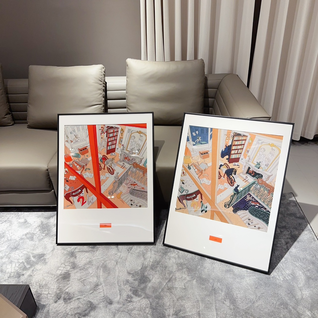 Hermès Haute Couture Silk Twill Scarf Shawl Ref 6