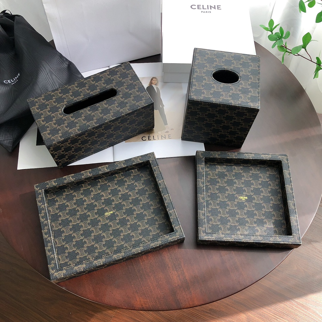 The Celine Home collection combines the brand's signature print with - Comprehensive 3
