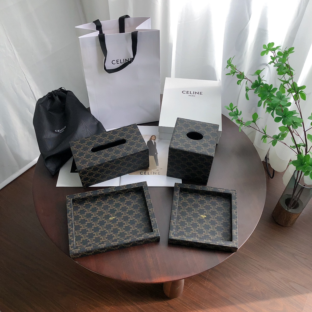 The Celine Home collection combines the brand's signature print with - Comprehensive 4