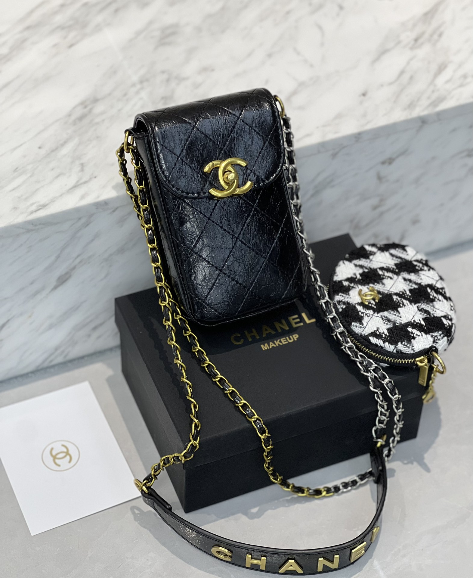 Chanel VIP Gift 2-in-1 Phone Bag with Detachable Coin Purse - Comprehensive