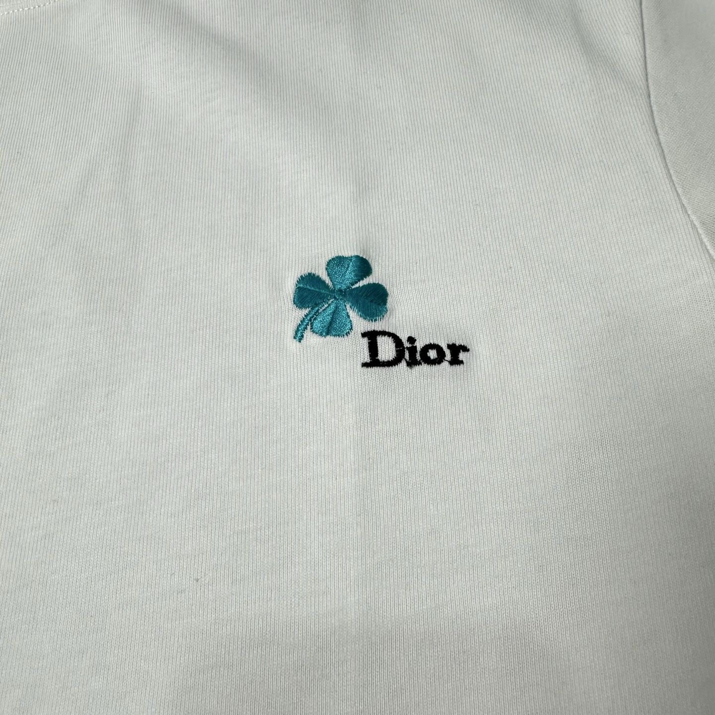 DIOR/迪奥 四叶草刺绣短袖 黑色 白色