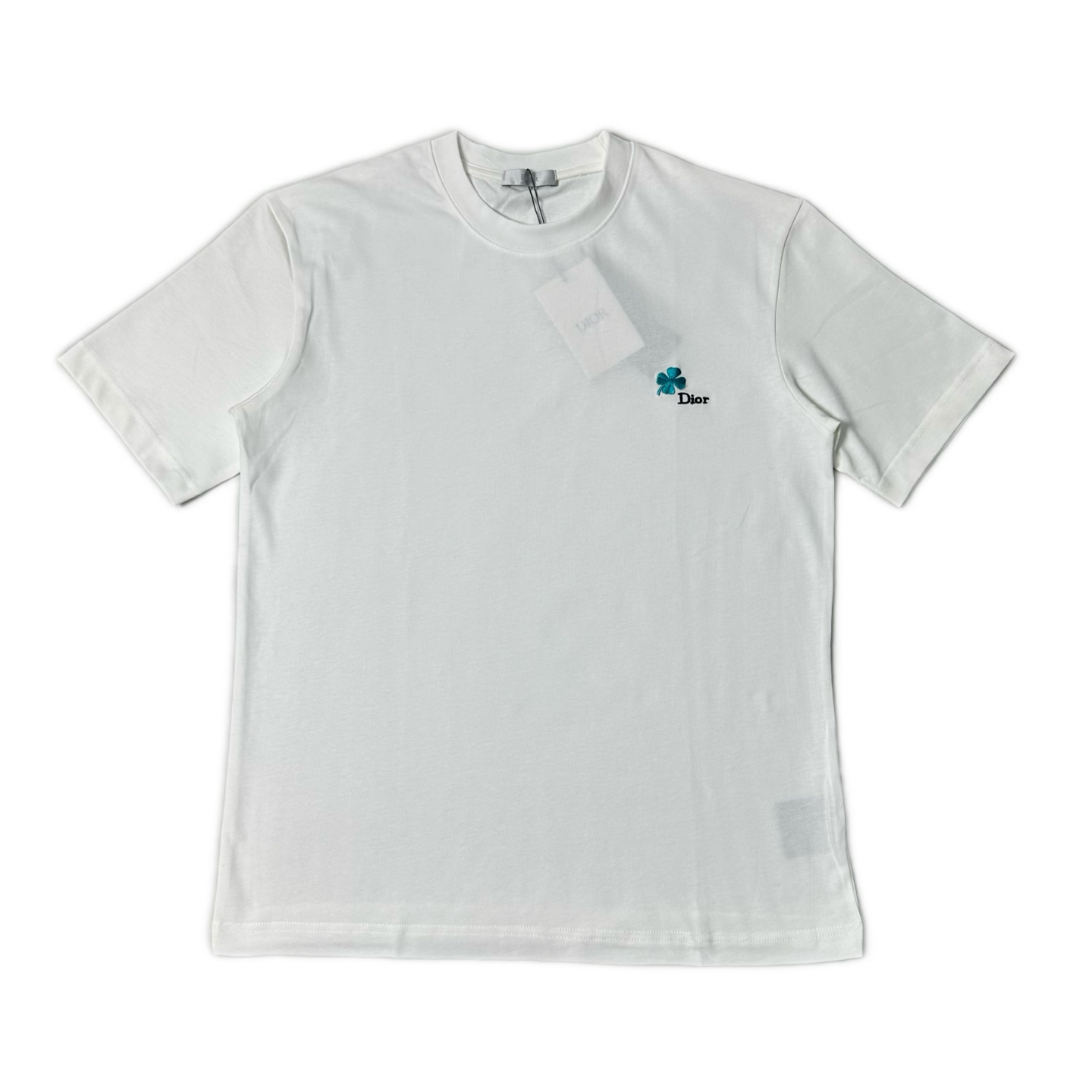DIOR/迪奥 四叶草刺绣短袖 黑色 白色