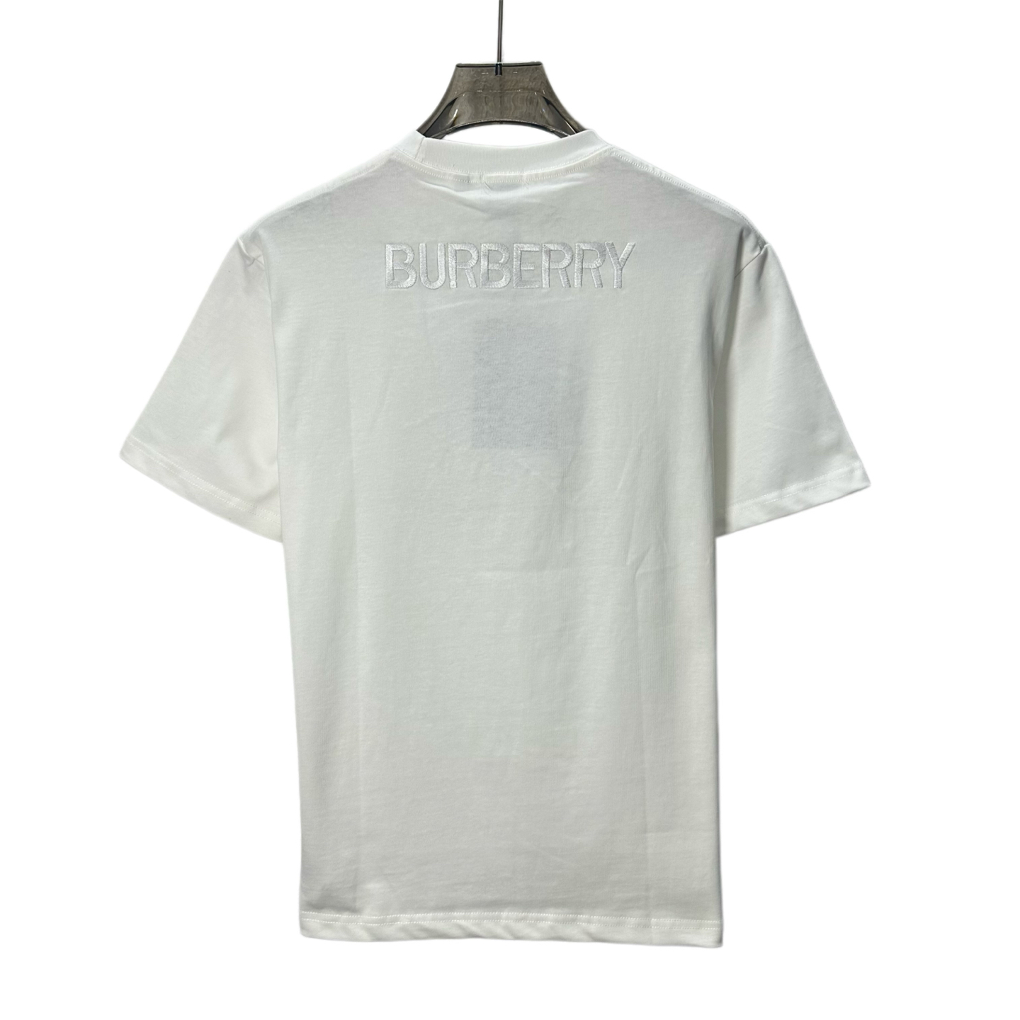 BURBERRY/巴宝莉 胸前战马Logo刺绣圆领短袖 定制面料280克双纱 胸口logo字母精致刺绣黑色 白色-Chinese UA Cheap High Quatity Brand Clothes Bags handbags Sneakers wholesale wholesaler seller from China Factory suppliers Fashion Clothing Shoes best Quality Beautiful Price BURBERRY/巴宝莉 胸前战马Logo刺绣圆领短袖 定制面料280克双纱 胸口logo字母精致刺绣黑色 白色