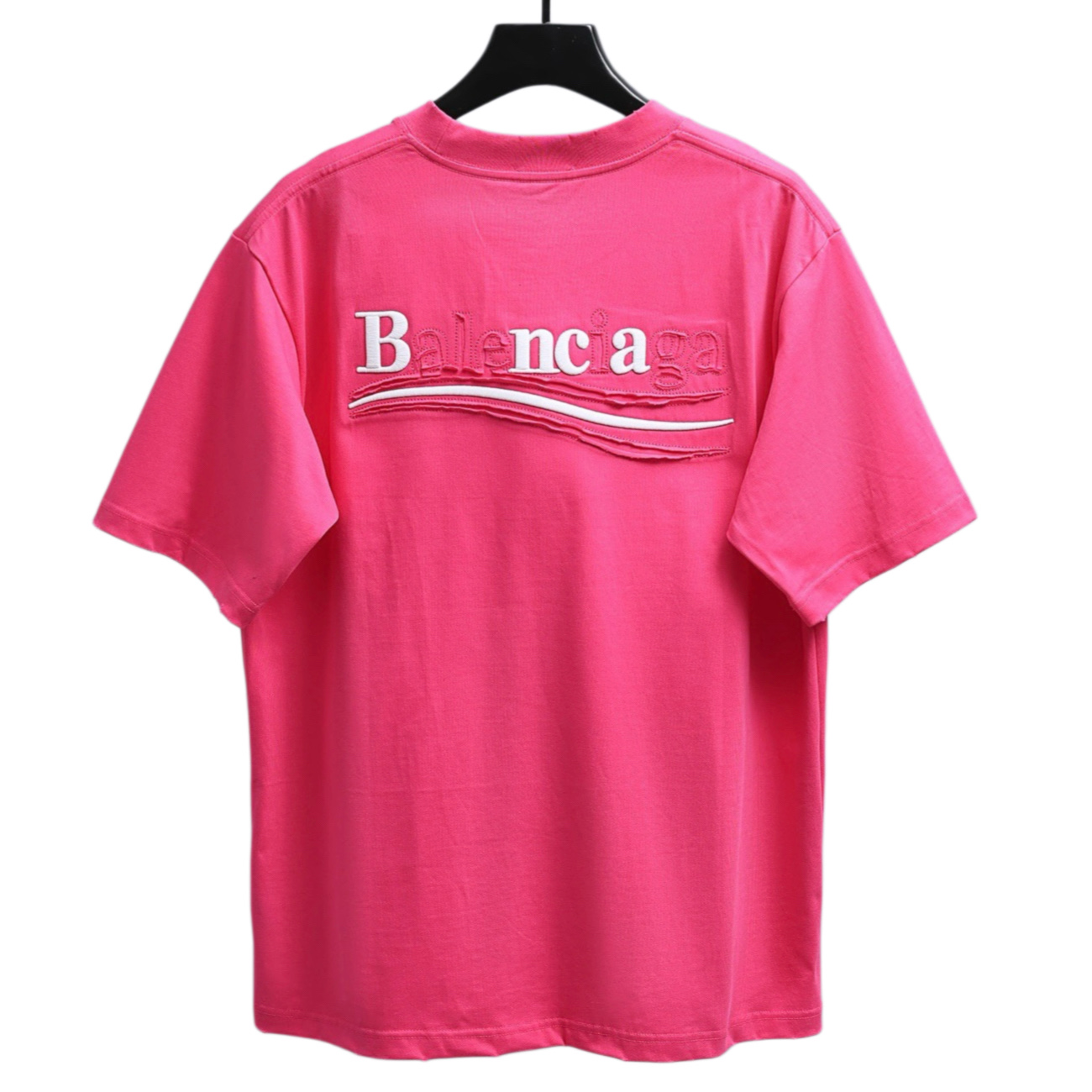 BALENCIAGA/巴黎世家 26SS 破坏可乐烧花贴布刺绣 黑色 白色 玫红-Chinese UA Cheap High Quatity Brand Clothes Bags handbags Sneakers wholesale wholesaler seller from China Factory suppliers Fashion Clothing Shoes best Quality Beautiful Price BALENCIAGA/巴黎世家 26SS 破坏可乐烧花贴布刺绣 黑色 白色 玫红