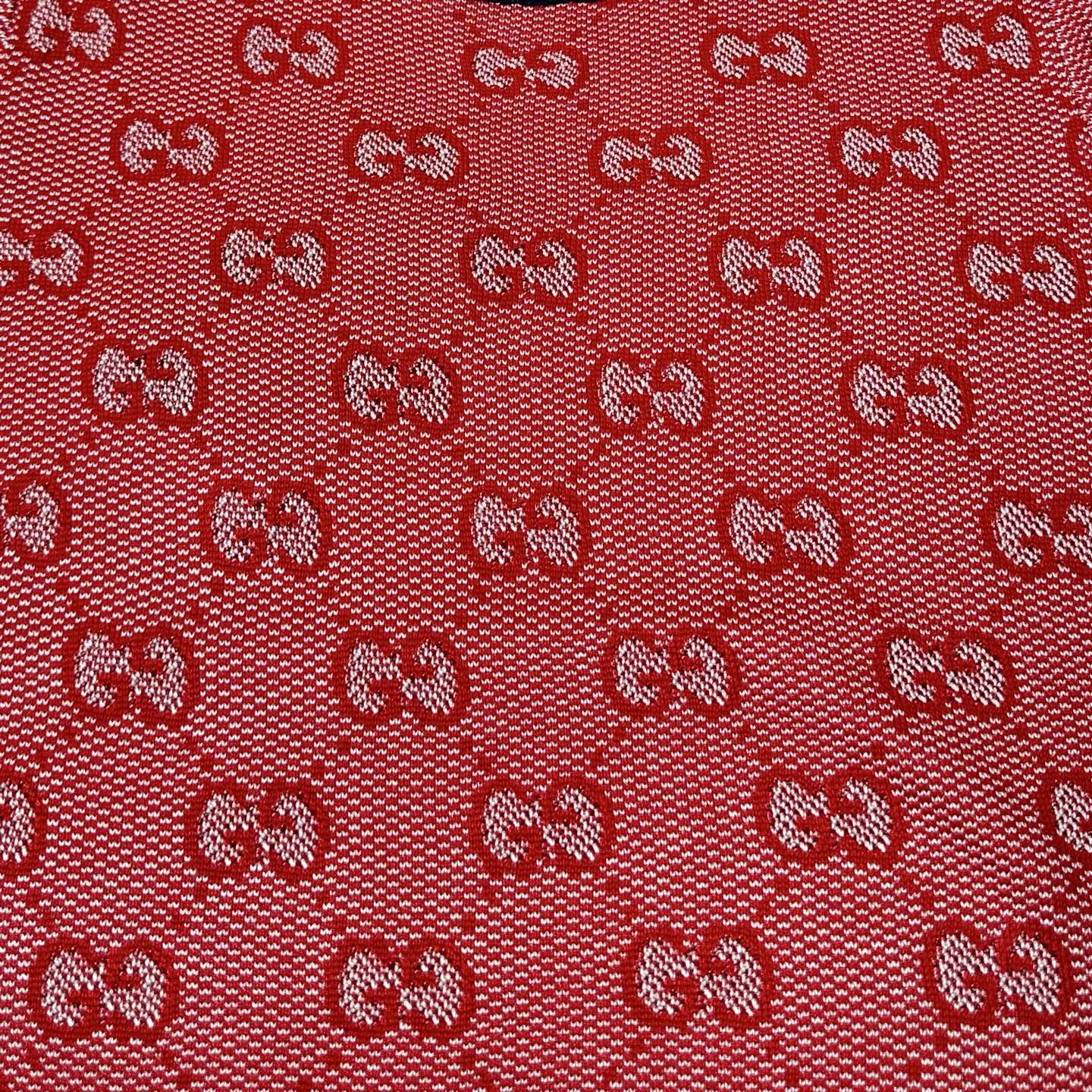 GUCCI/古驰 满印GG提花字母针织短袖 白粉色-Chinese UA Cheap High Quatity Brand Clothes Bags handbags Sneakers wholesale wholesaler seller from China Factory suppliers Fashion Clothing Shoes best Quality Beautiful Price GUCCI/古驰 满印GG提花字母针织短袖 白粉色