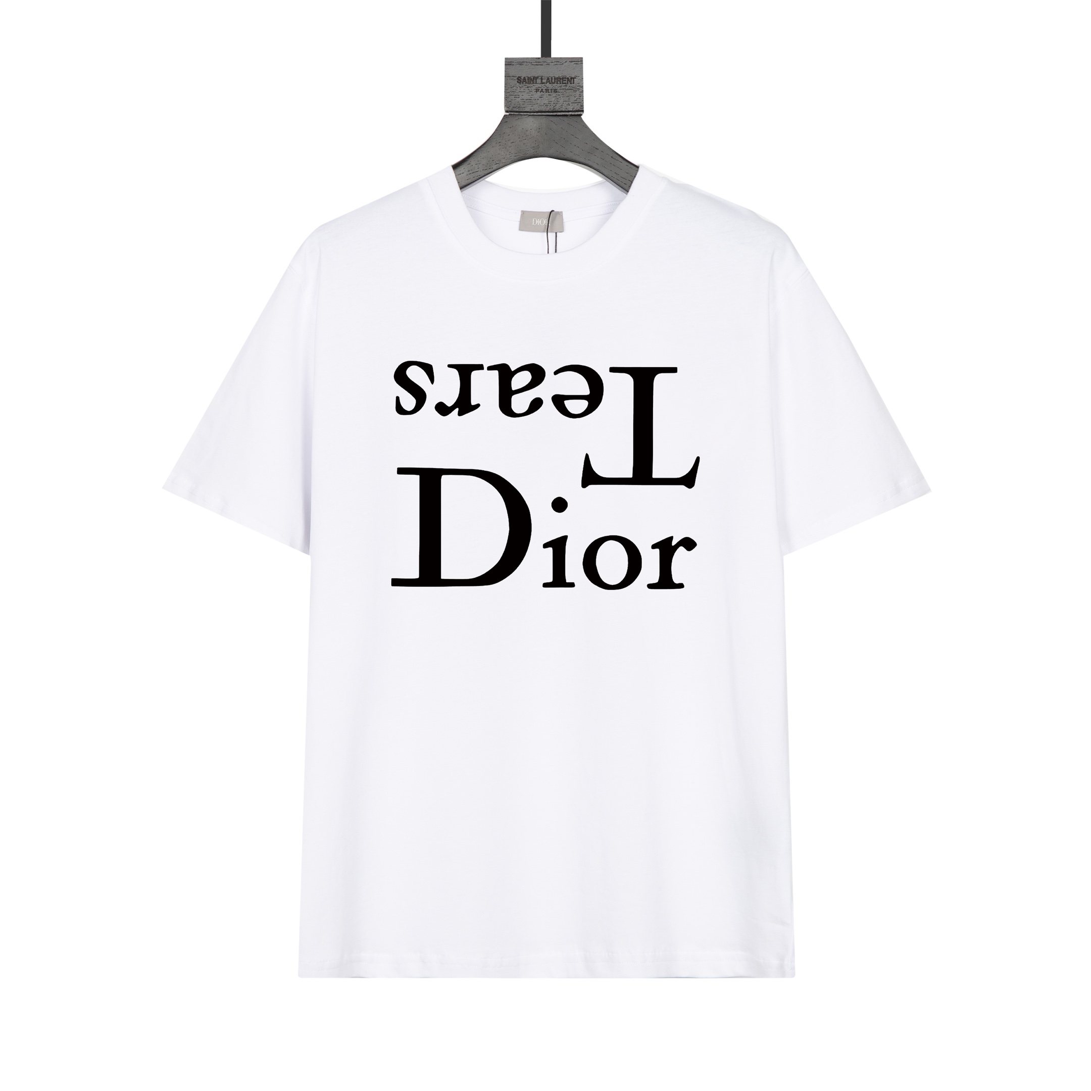 Dior personalizado hilo de 32 hilos, tejido de algodón 260 g, el mismo estilo oficial, camiseta de manga corta, moderna…