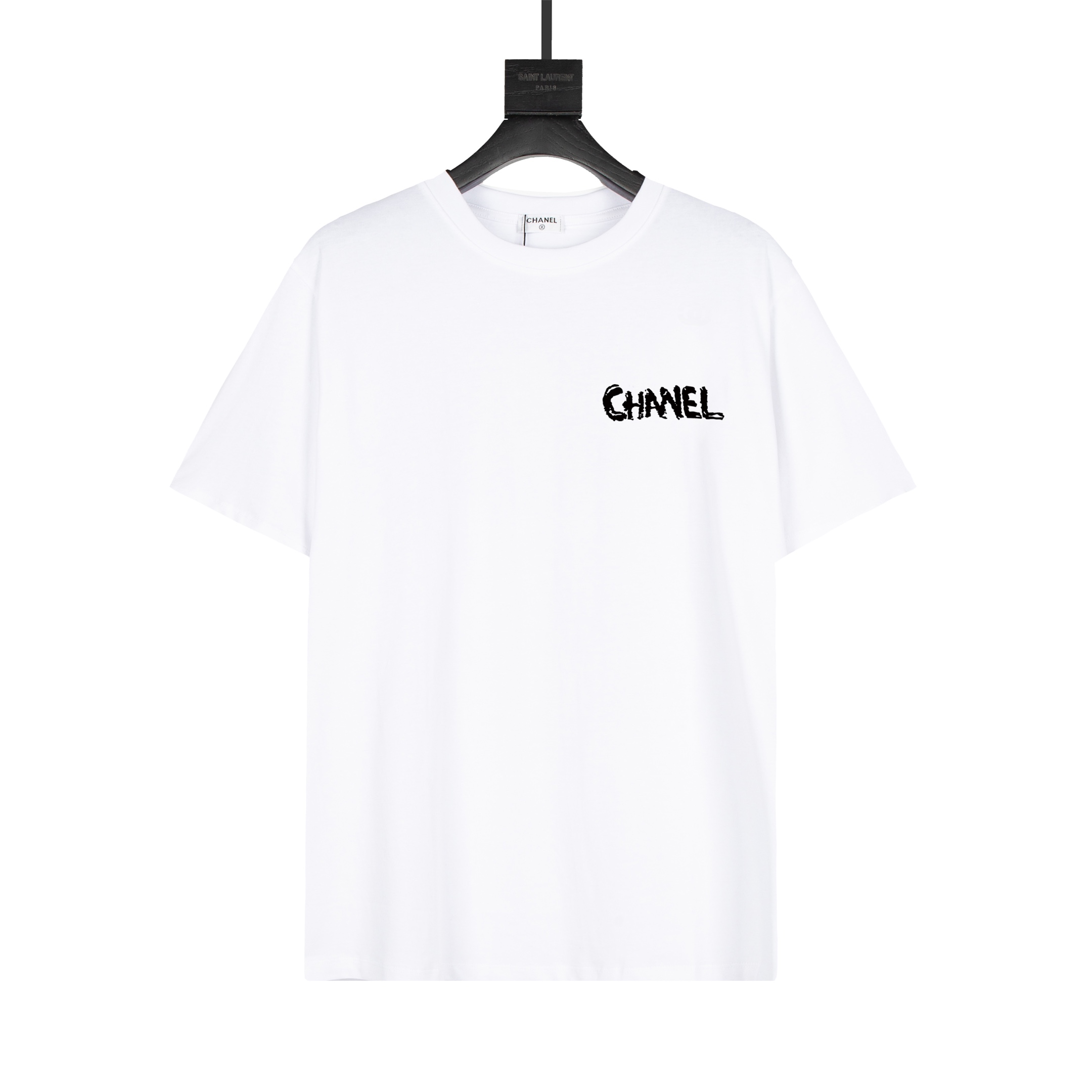 Chanel personalizado hilo 32 cabos 260 gramos algodón puro, mismo oficial, camiseta de manga corta, moderna y personal,…