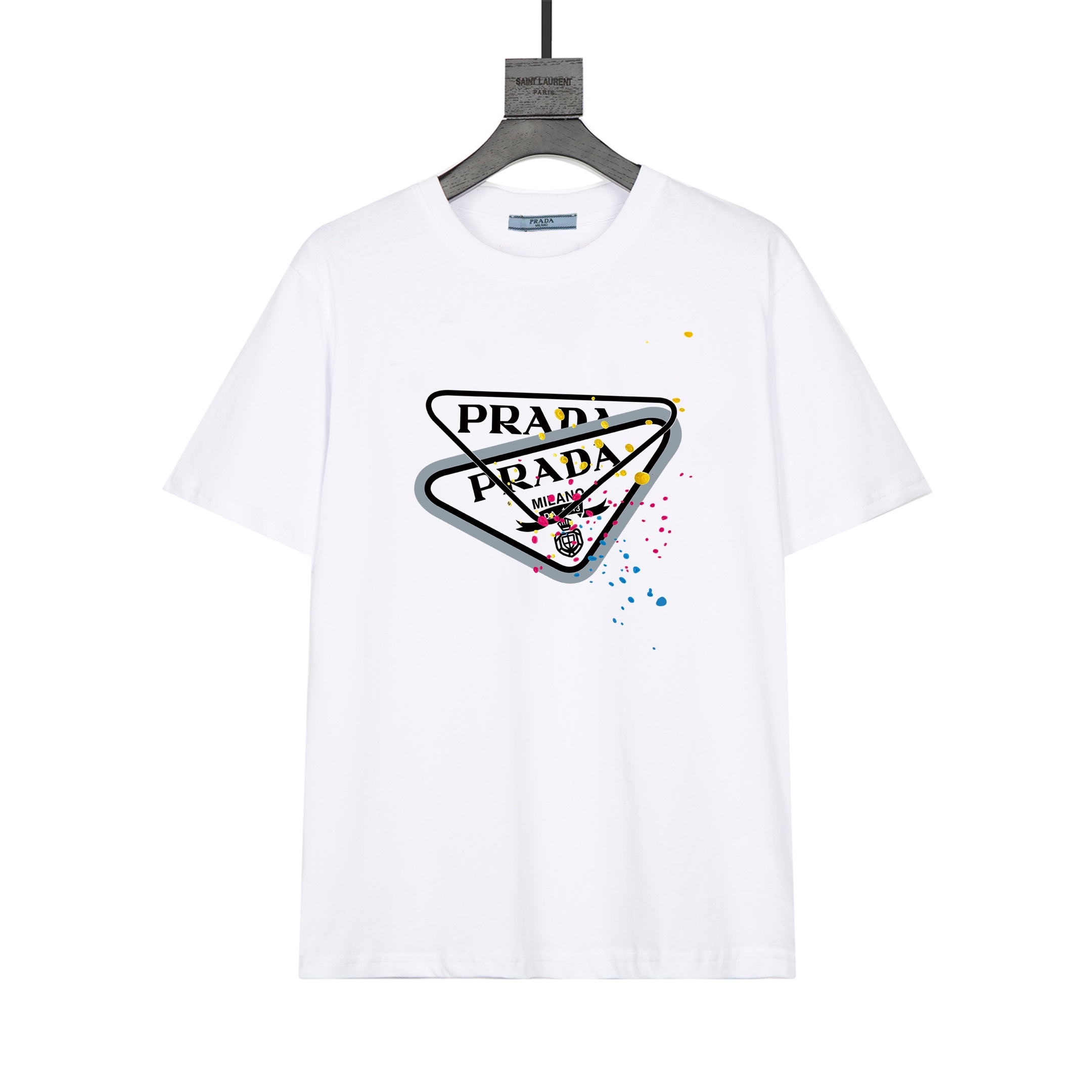 Prada personalizado hilo 32s, tela de algodón 260g, etiqueta de cuero personalizada en la espalda, mismo estilo oficial…