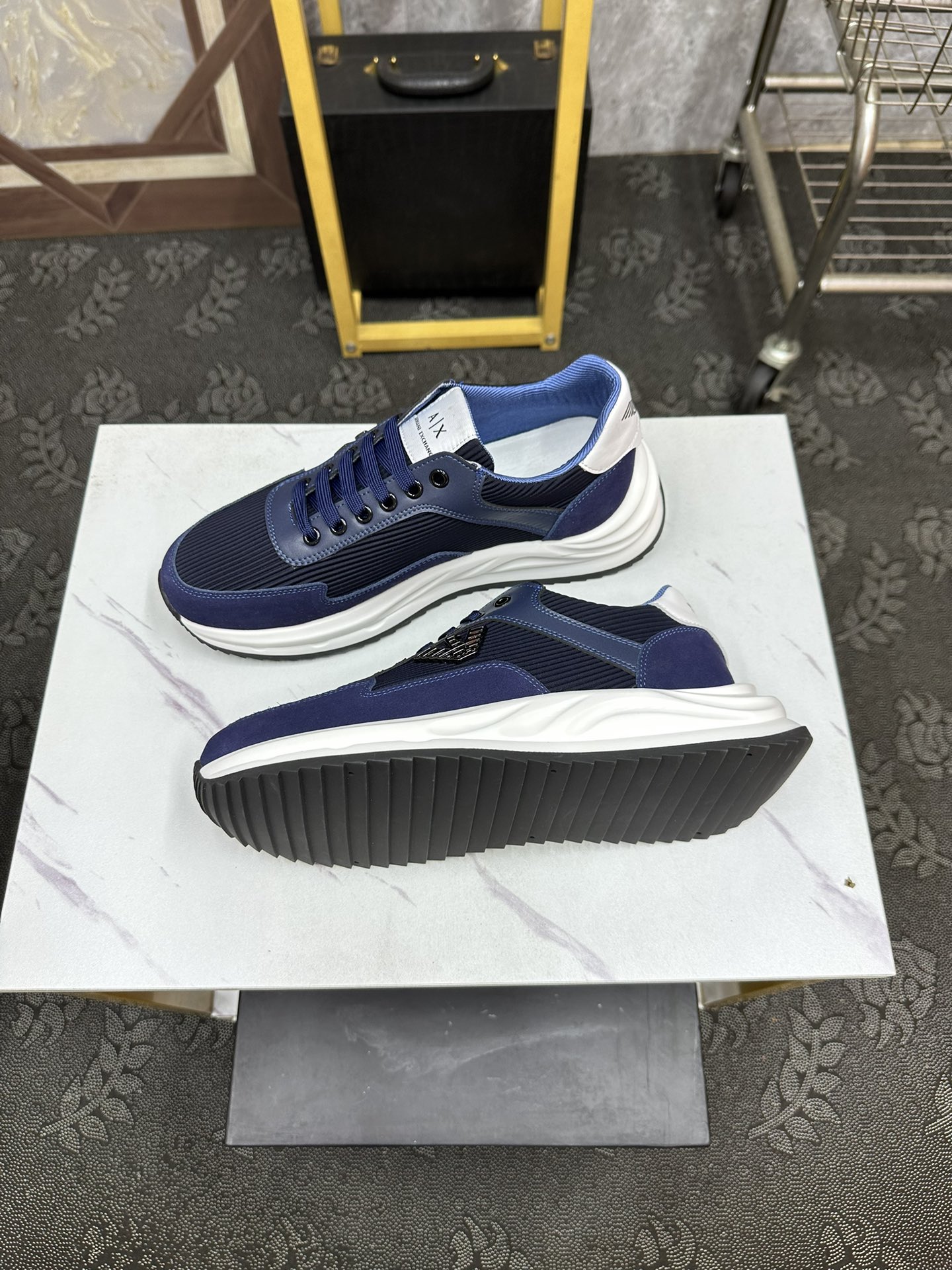 P200. [ARMARNI - ARMARNI 】 verano de los hombres últimos zapatos casuales nuevo listado, forro de cu