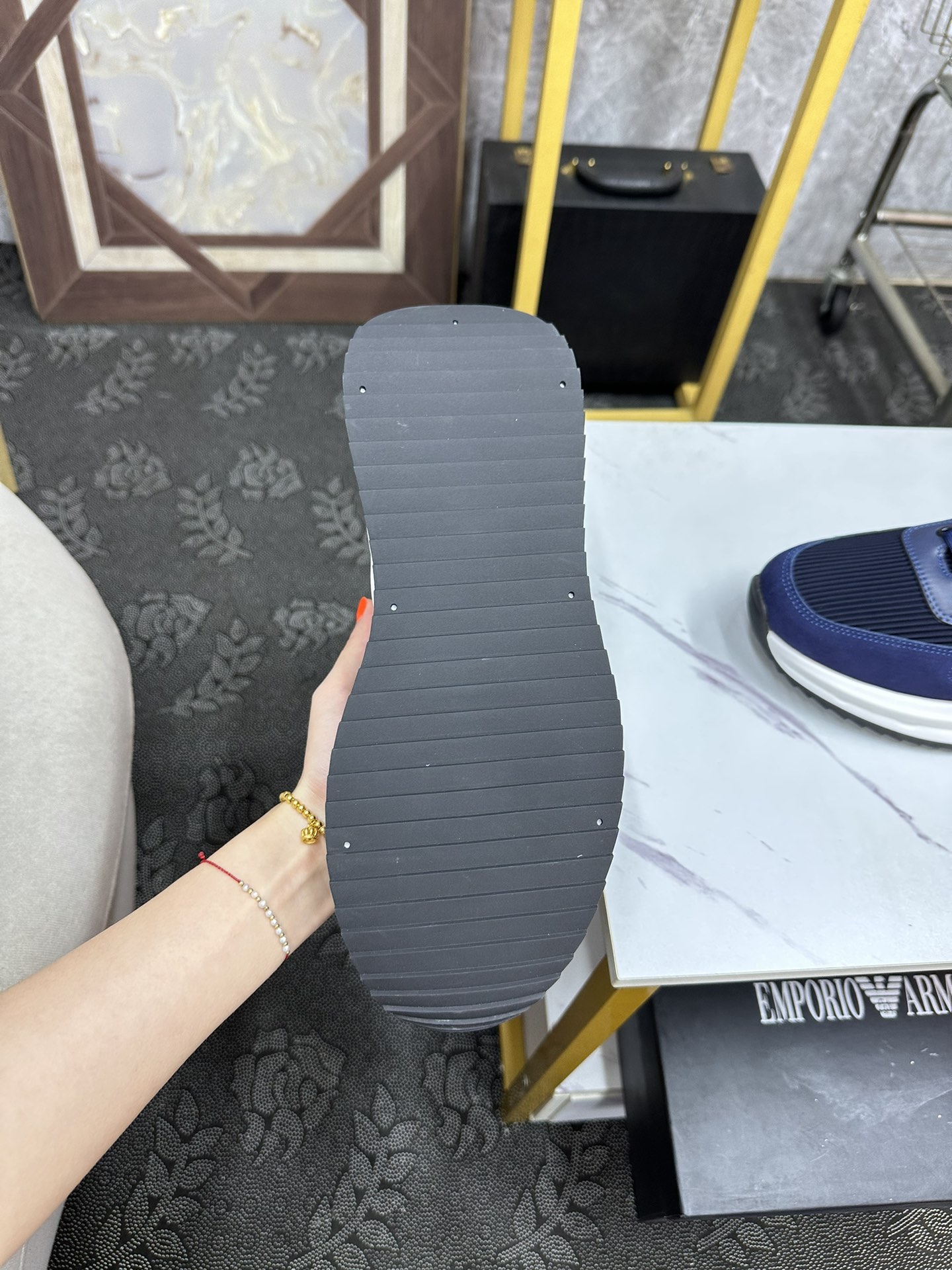 P200. [ARMARNI - ARMARNI 】 verano de los hombres últimos zapatos casuales nuevo listado, forro de cu