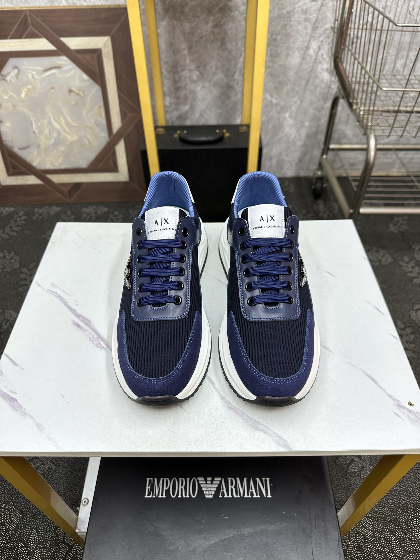 P200. [ARMARNI - ARMARNI 】 verano de los hombres últimos zapatos casuales nuevo listado, forro de cu