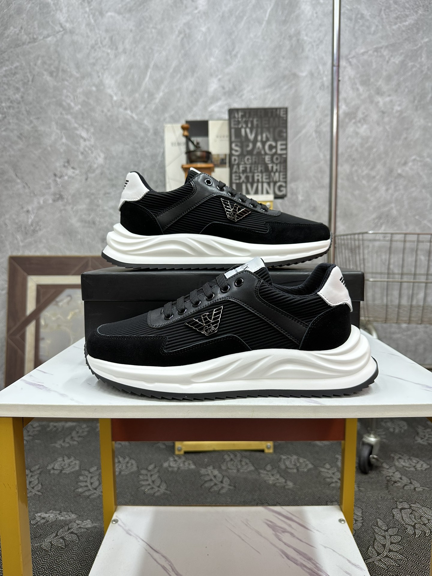 P200. [ARMARNI - ARMARNI 】 verano de los hombres últimos zapatos casuales nuevo listado, forro de cu