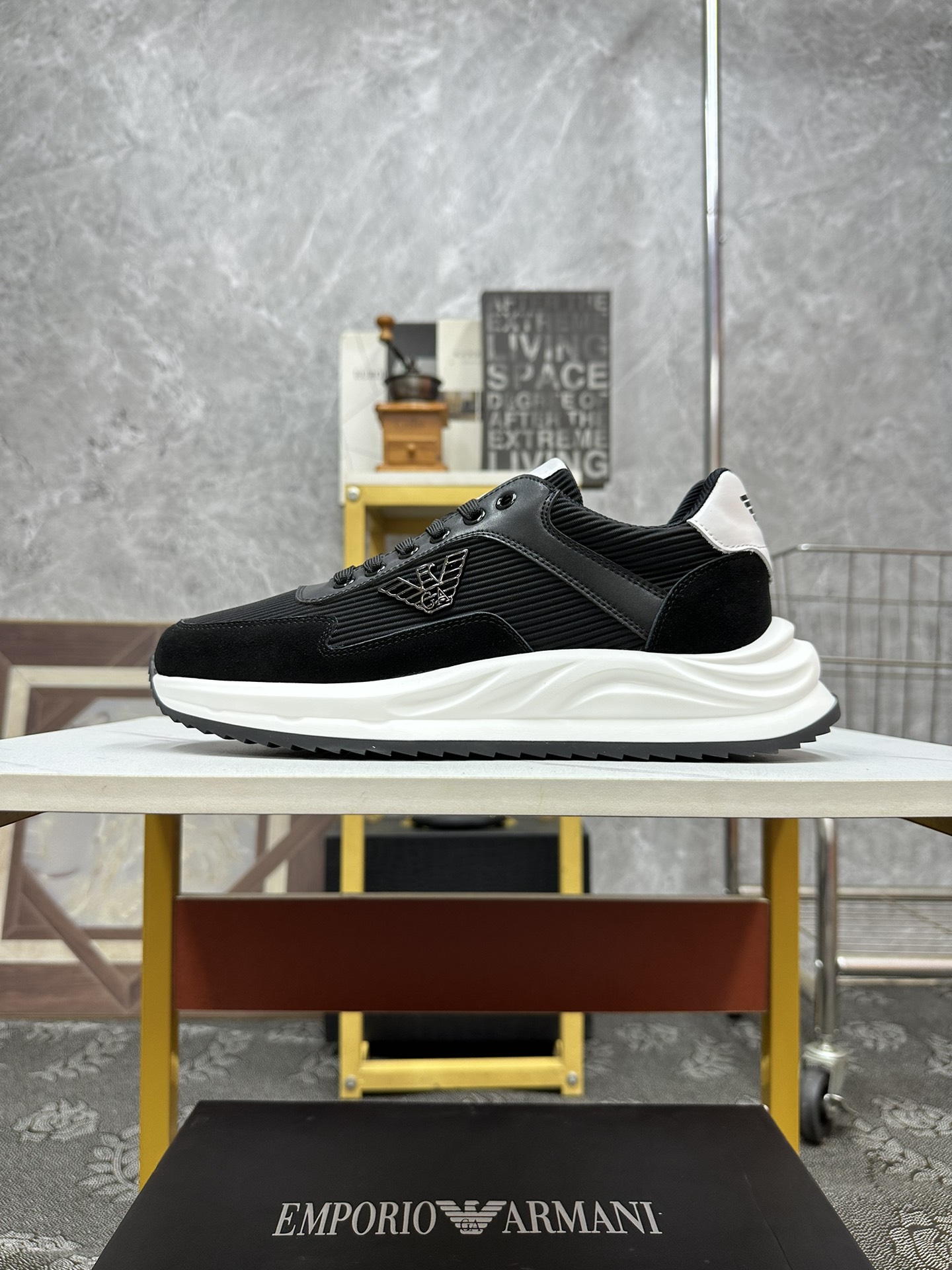 P200. [ARMARNI - ARMARNI 】 verano de los hombres últimos zapatos casuales nuevo listado, forro de cu