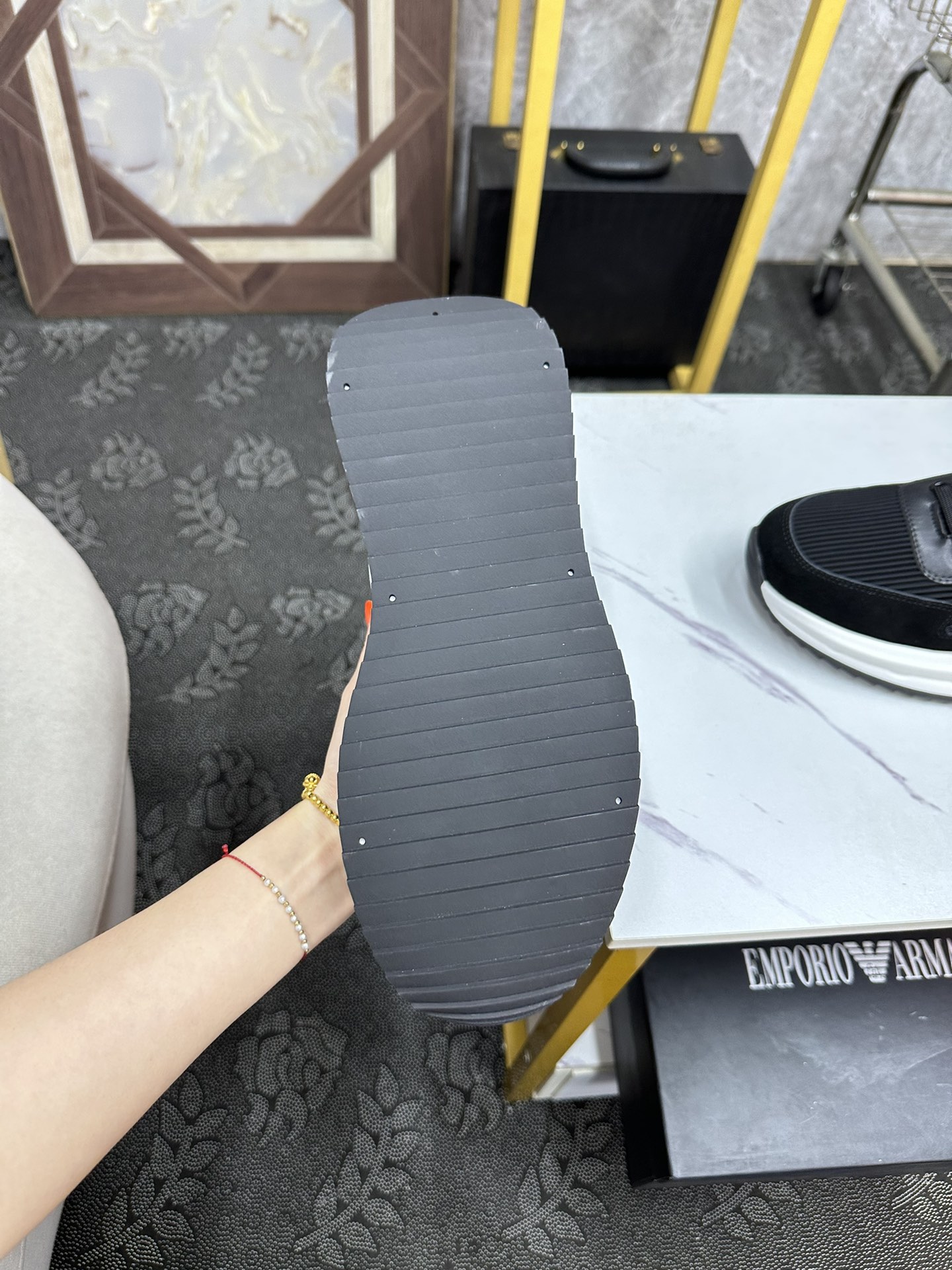 P200. [ARMARNI - ARMARNI 】 verano de los hombres últimos zapatos casuales nuevo listado, forro de cu