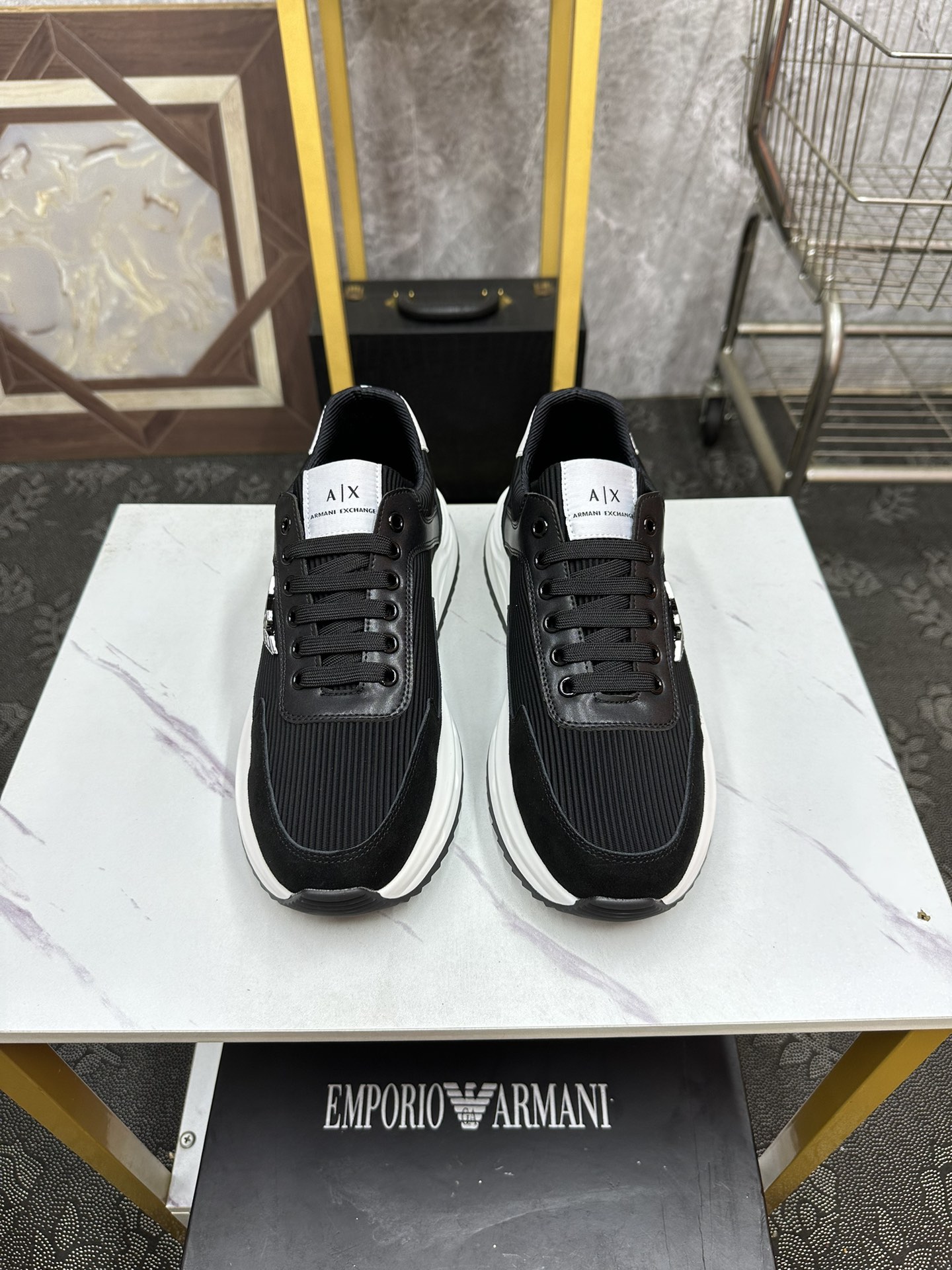 P200. [ARMARNI - ARMARNI 】 verano de los hombres últimos zapatos casuales nuevo listado, forro de cu