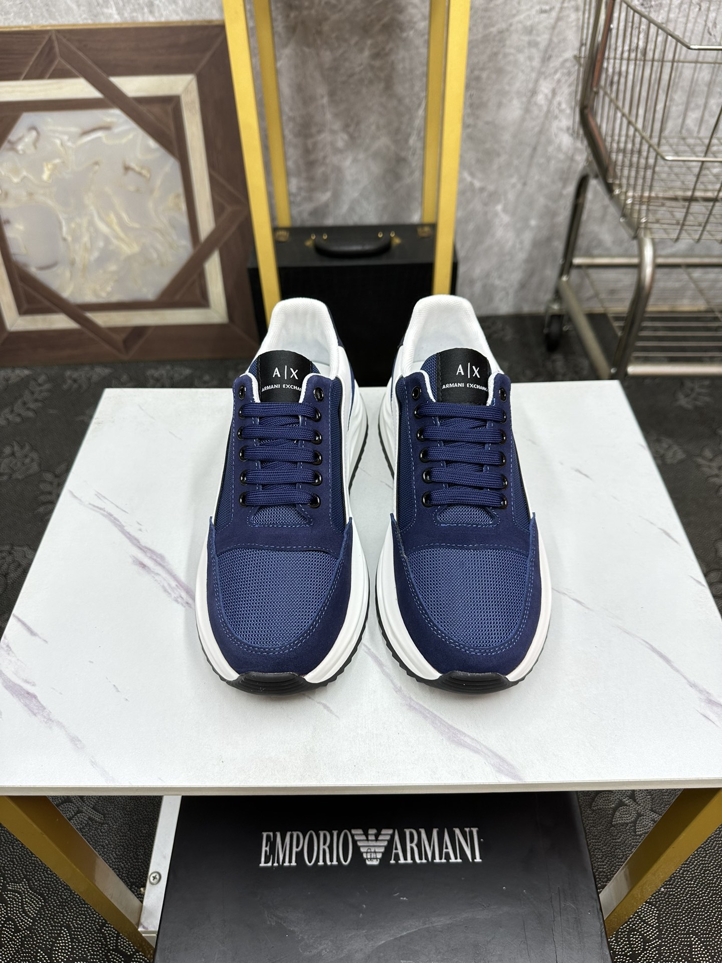 P200. [ARMARNI - ARMARNI 】 verano de los hombres últimos zapatos casuales nuevo listado, forro de cu