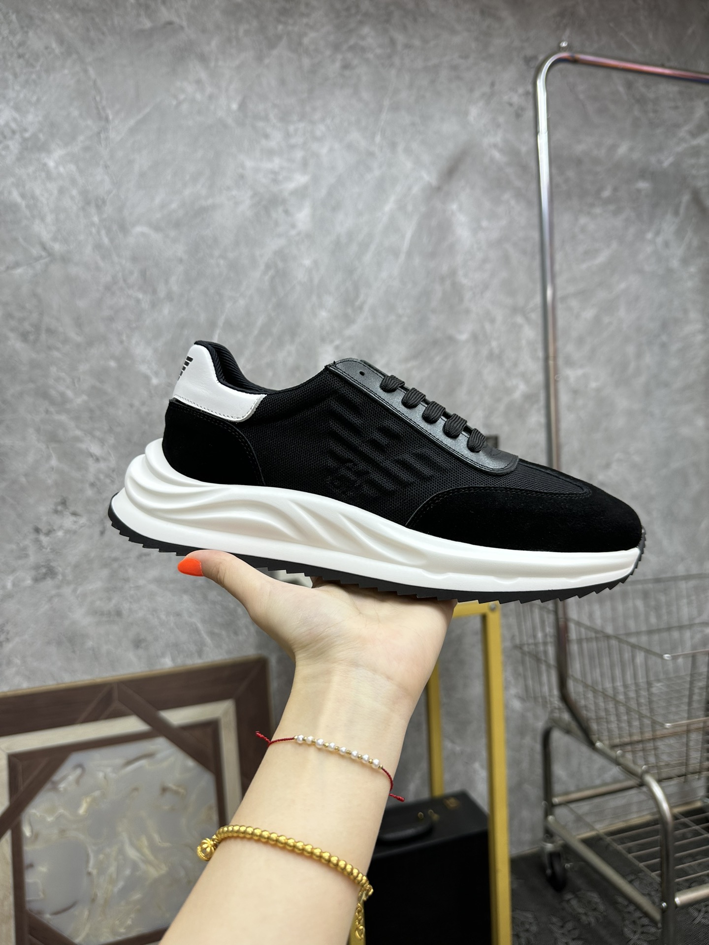 P200. [ARMARNI - ARMARNI 】 verano de los hombres últimos zapatos casuales nuevo listado, forro de cu