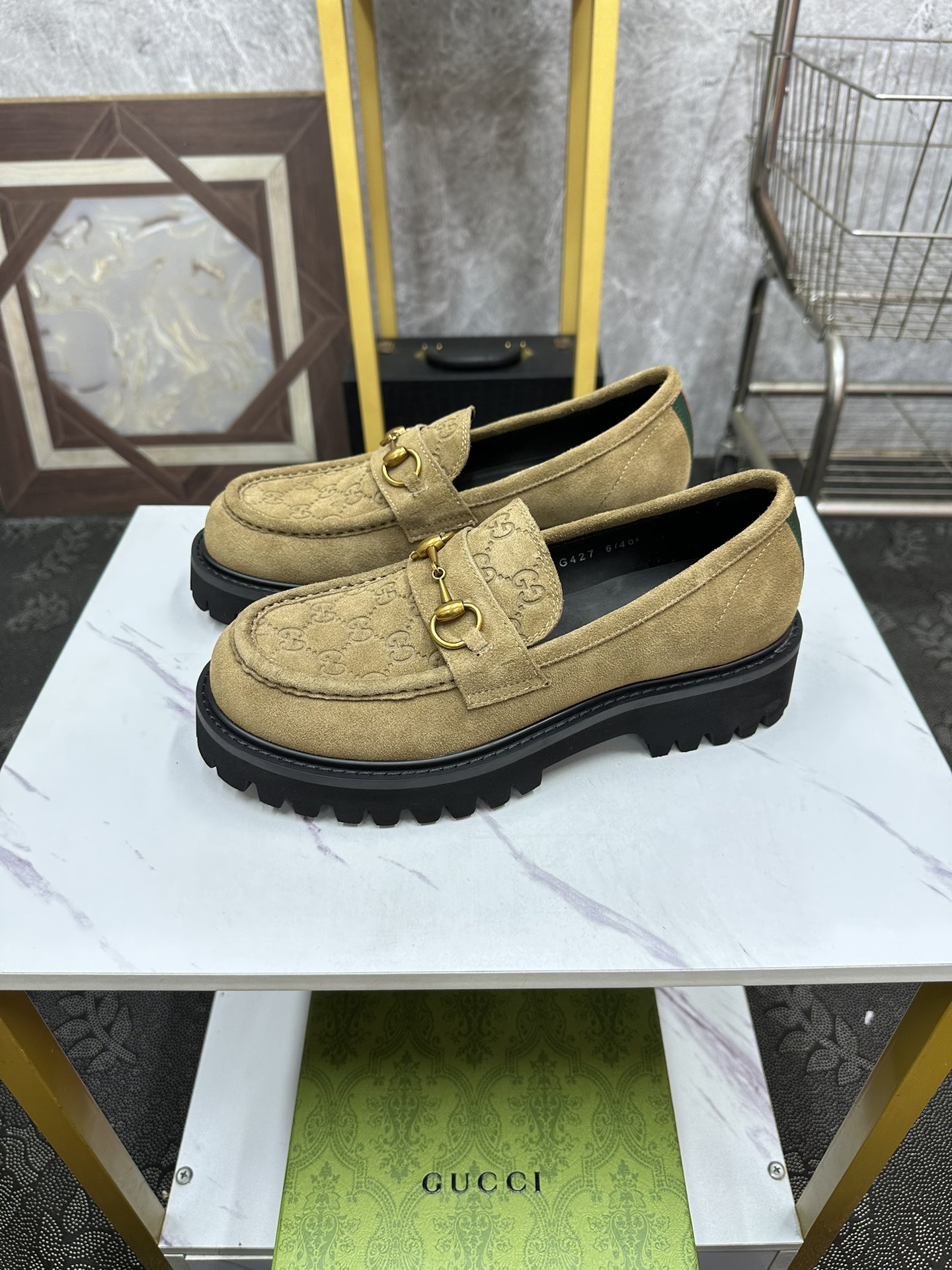 Gucci Scarpe Oxford Top 1: 1 replica
 Uomini Pelle bovina