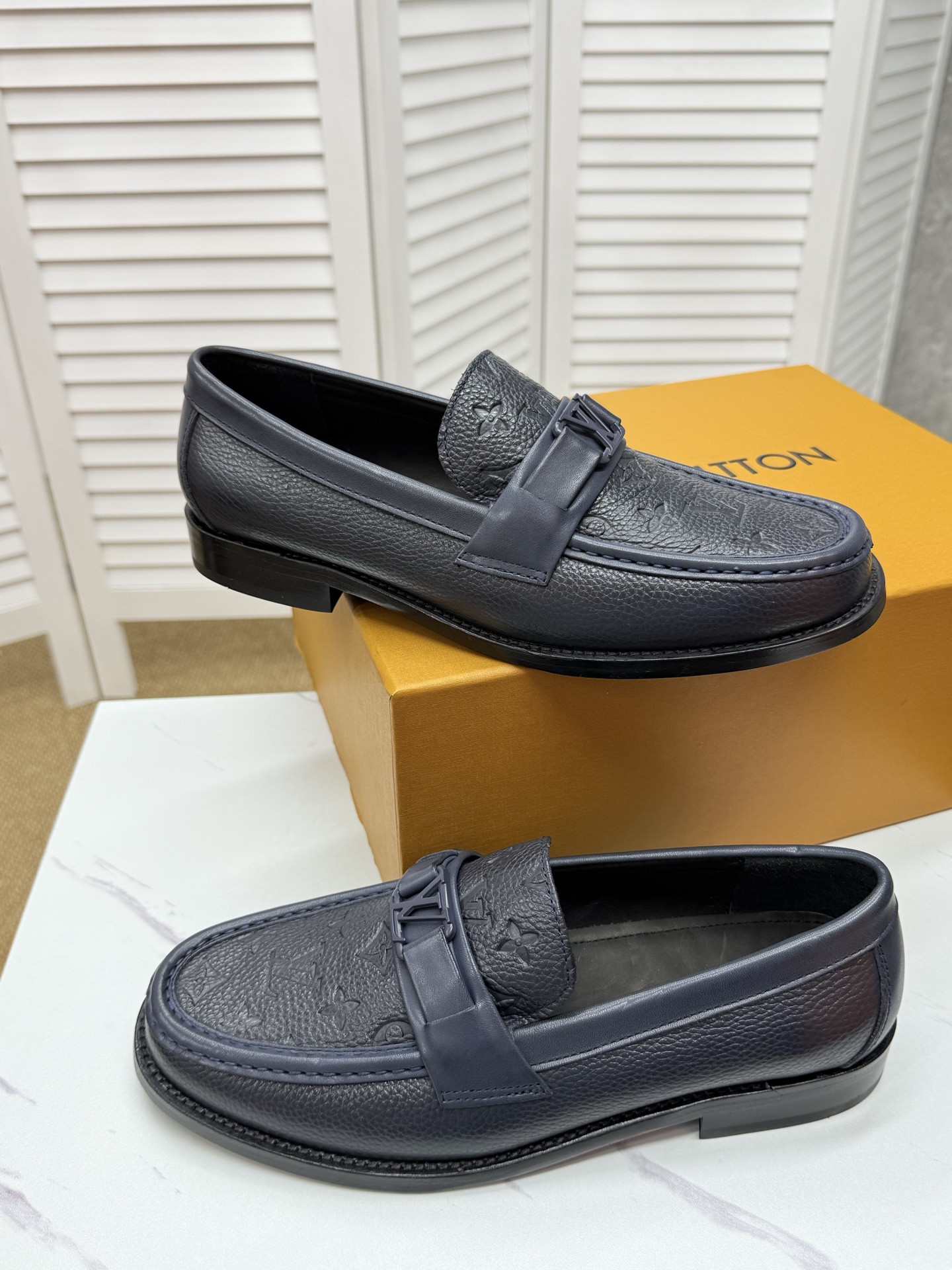 Louis Vuitton Men's Leather Loafers, Classic Style, Sizes 39-44 7 i1745350299372 8577 0 7