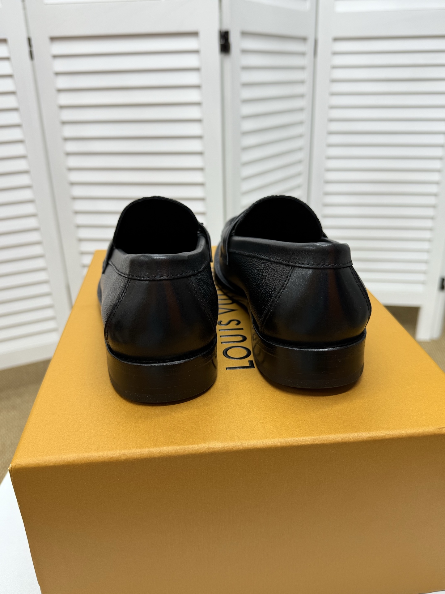 Louis Vuitton Leather Loafers - Black, Imported Material, Comfortable 10 i1745350328242 4246 0 6