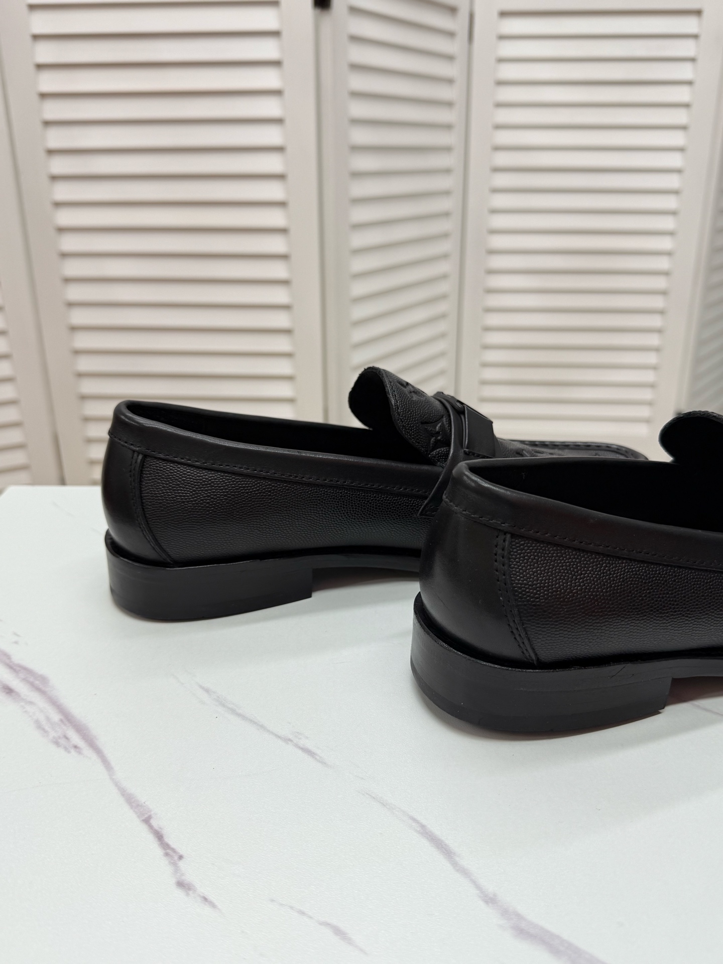 Louis Vuitton Leather Loafers - Black, Imported Material, Comfortable 5 i1745350330224 1589 0 2