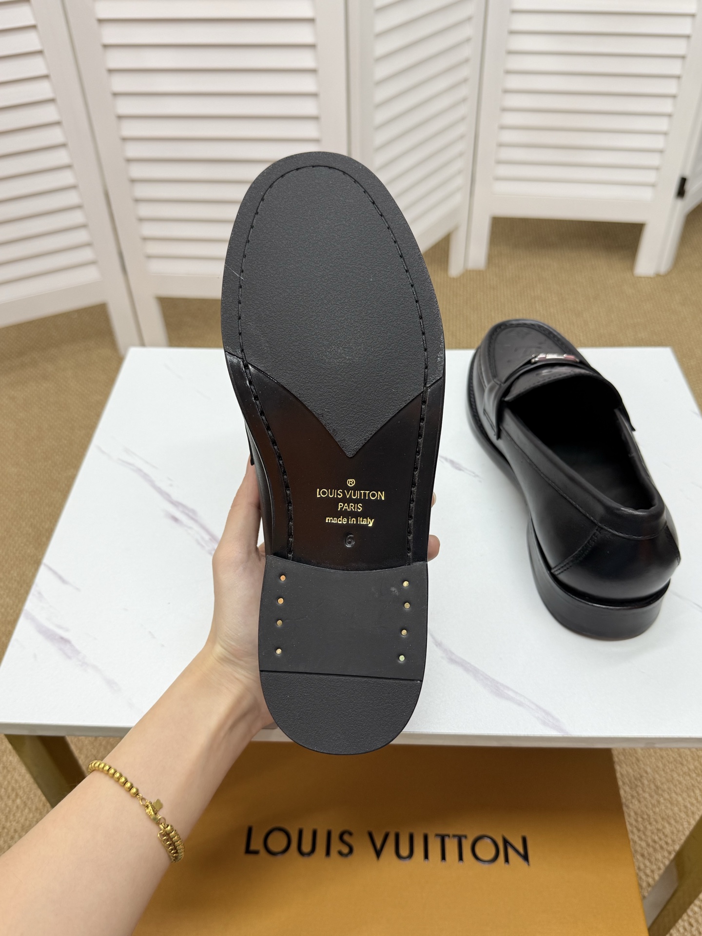 Louis Vuitton Black Leather Loafers for Men, Elegant & Comfortable 9 i1745350345922 5356 0 5