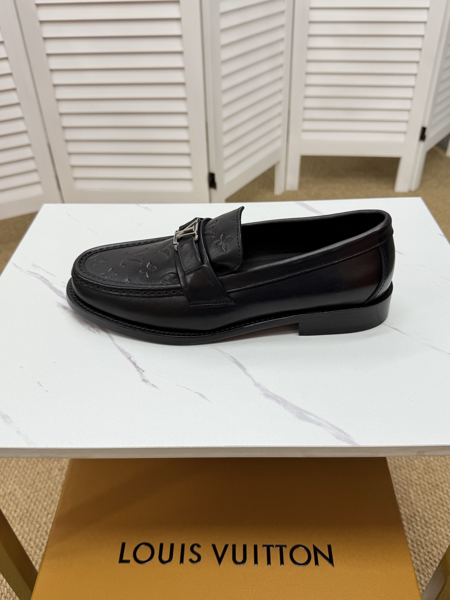 Louis Vuitton Black Leather Loafers for Men, Elegant & Comfortable 4 i1745350347749 426 0 3
