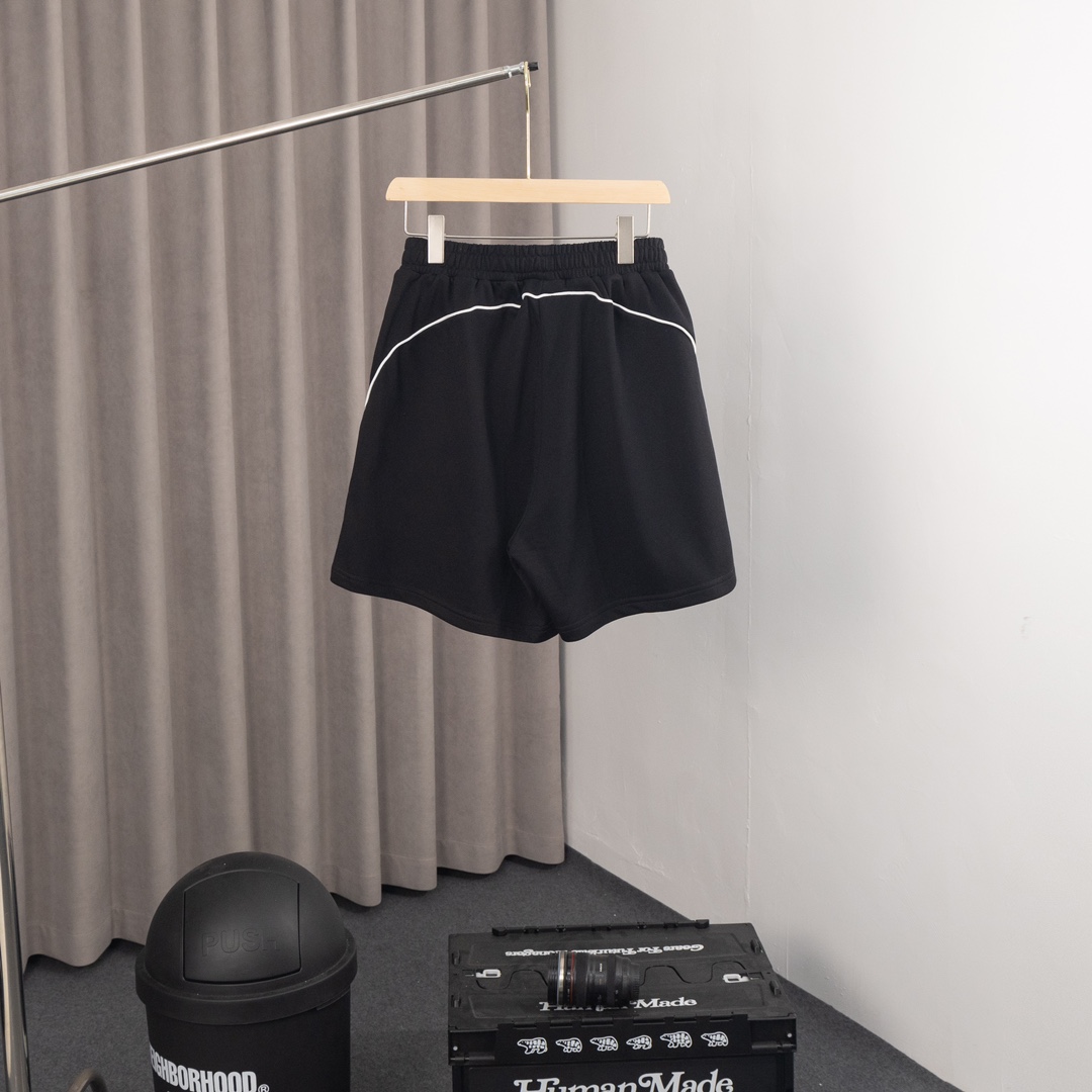 Balenciaga Paris Family Leisure Shorts: High-Quality, Customized, Imported Fabric, XS-L Sizes - 图片 2