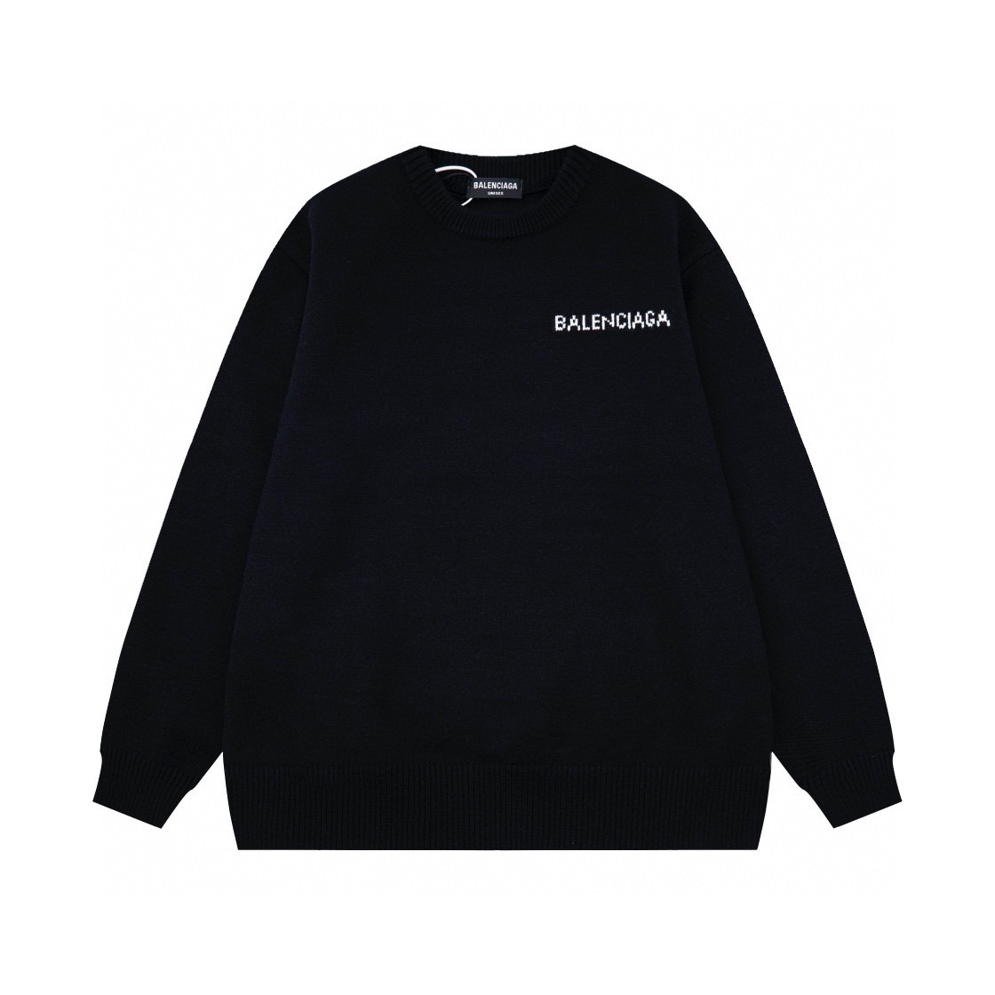 Balenciaga AD64 Collection: High-Tech Wool Sweaters, 500g Suit, Black & White Options - 图片 2