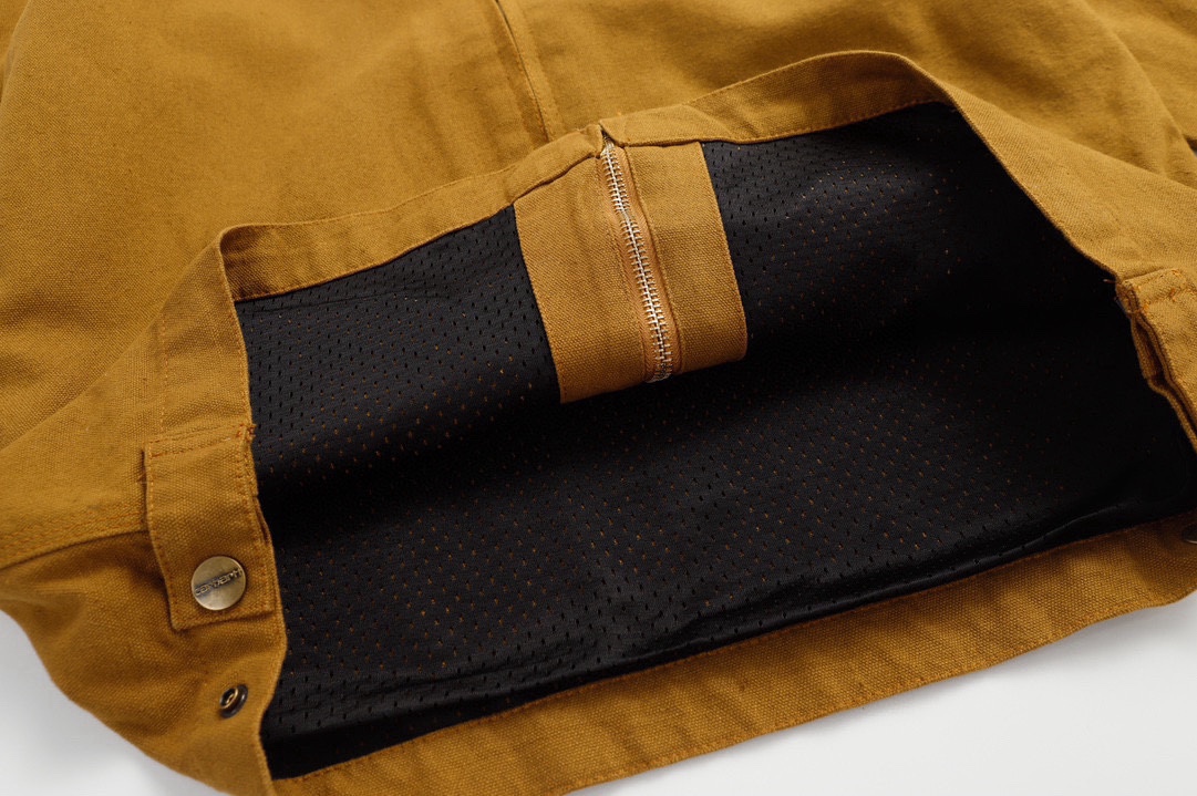 Carhartt Wipcahart Detroit Casual Coat: Classic Style, Premium Quality, Unisex, Black/Yellow, M-XL - 图片 8