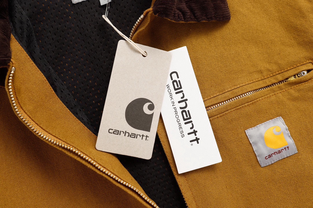 Carhartt Wipcahart Detroit Casual Coat: Classic Style, Premium Quality, Unisex, Black/Yellow, M-XL - 图片 3